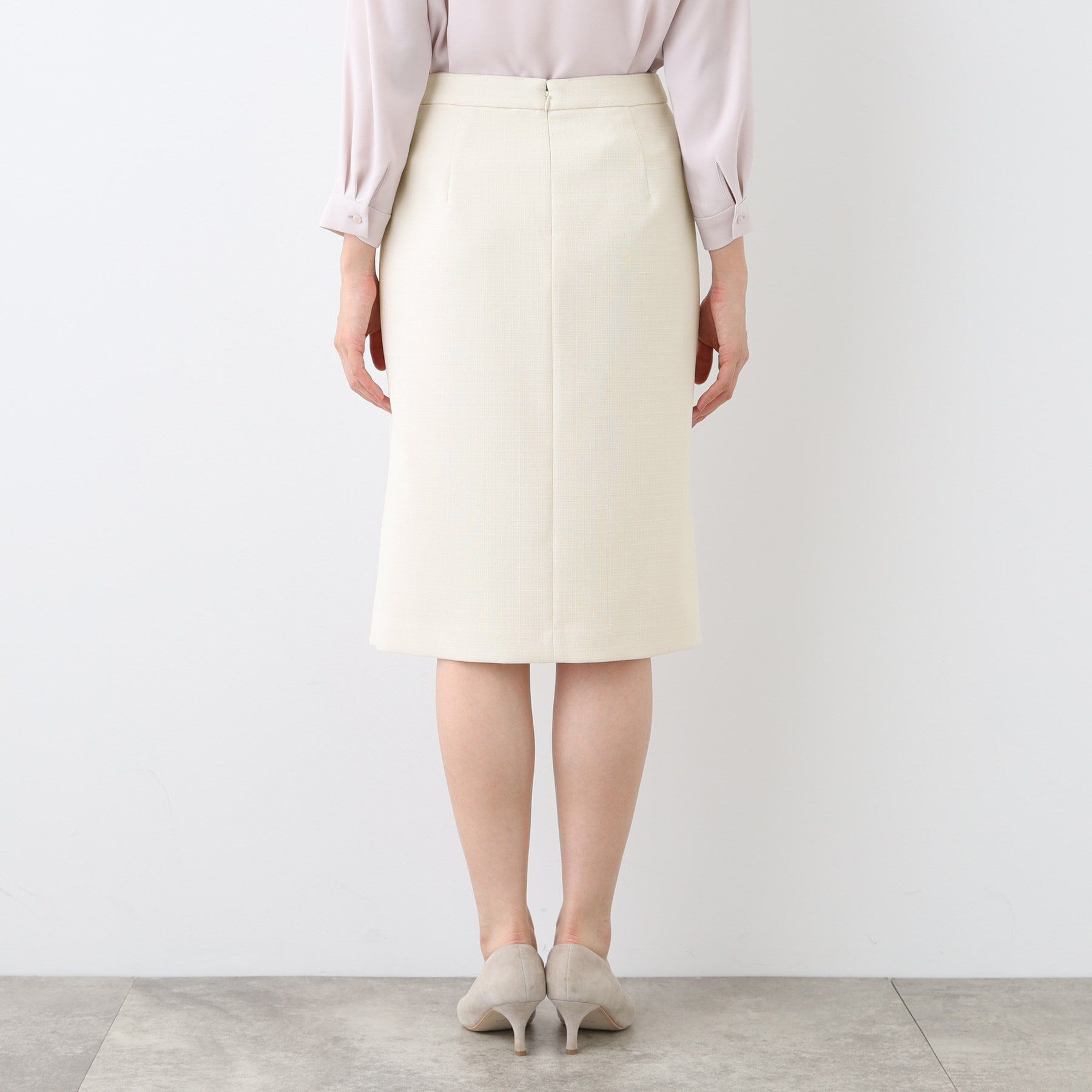 INDIVI「【洗える／スーツ】ストレートラインスカート」|スーツ|