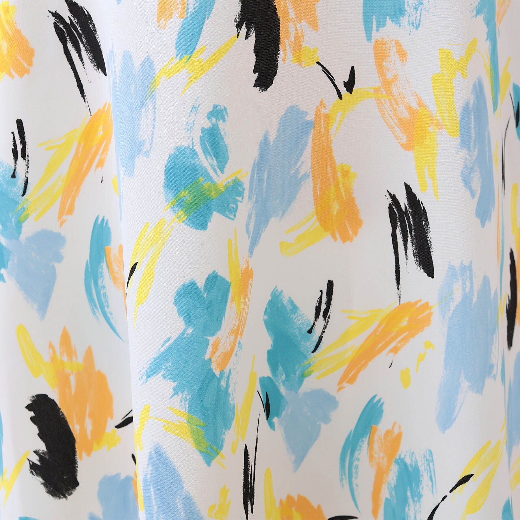 INDIVI「【洗える／オリジナル柄】ポップカラー プリントブラウス」|シャツ・ブラウス|