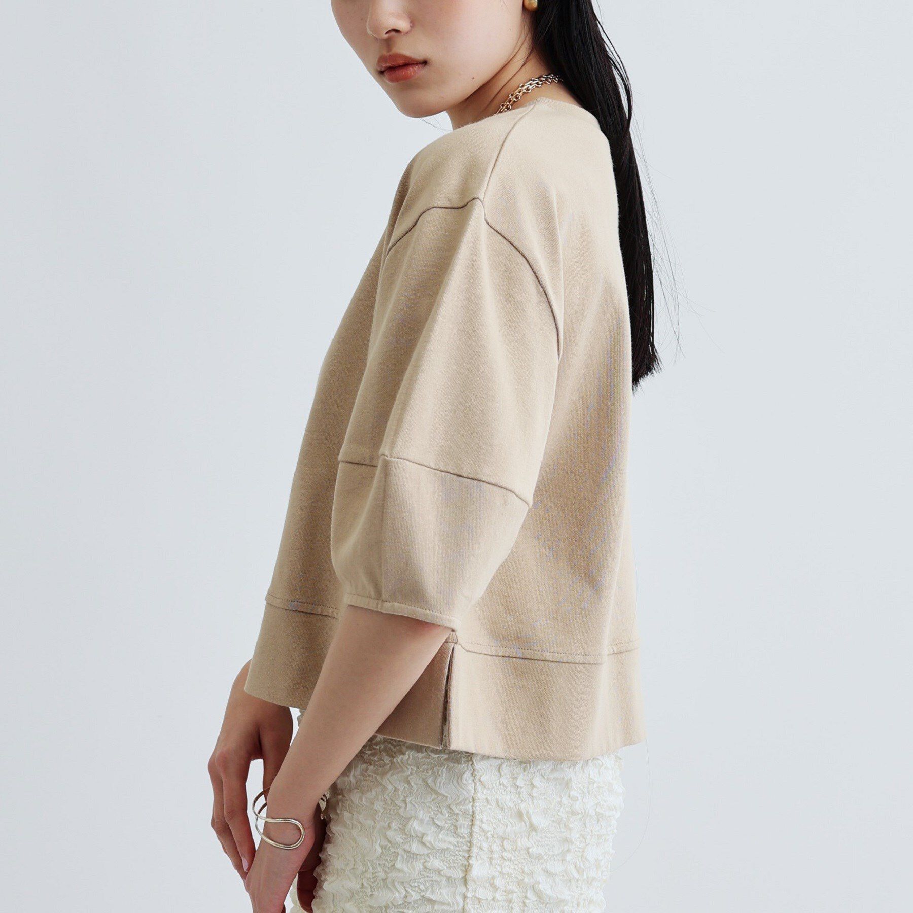 GALLEST「【再入荷】フォルムスリーブカットソー」|Tシャツ・カットソー|