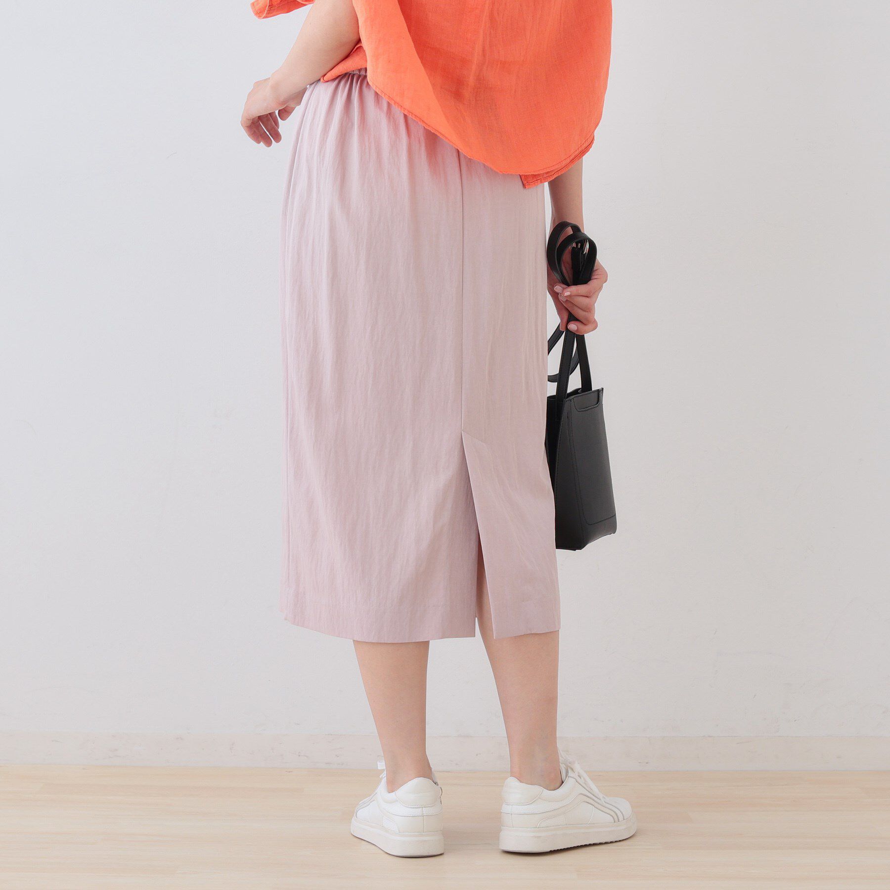 INDIVI「【シワになりにくい】コットンライクストレートスカート」|スカート|