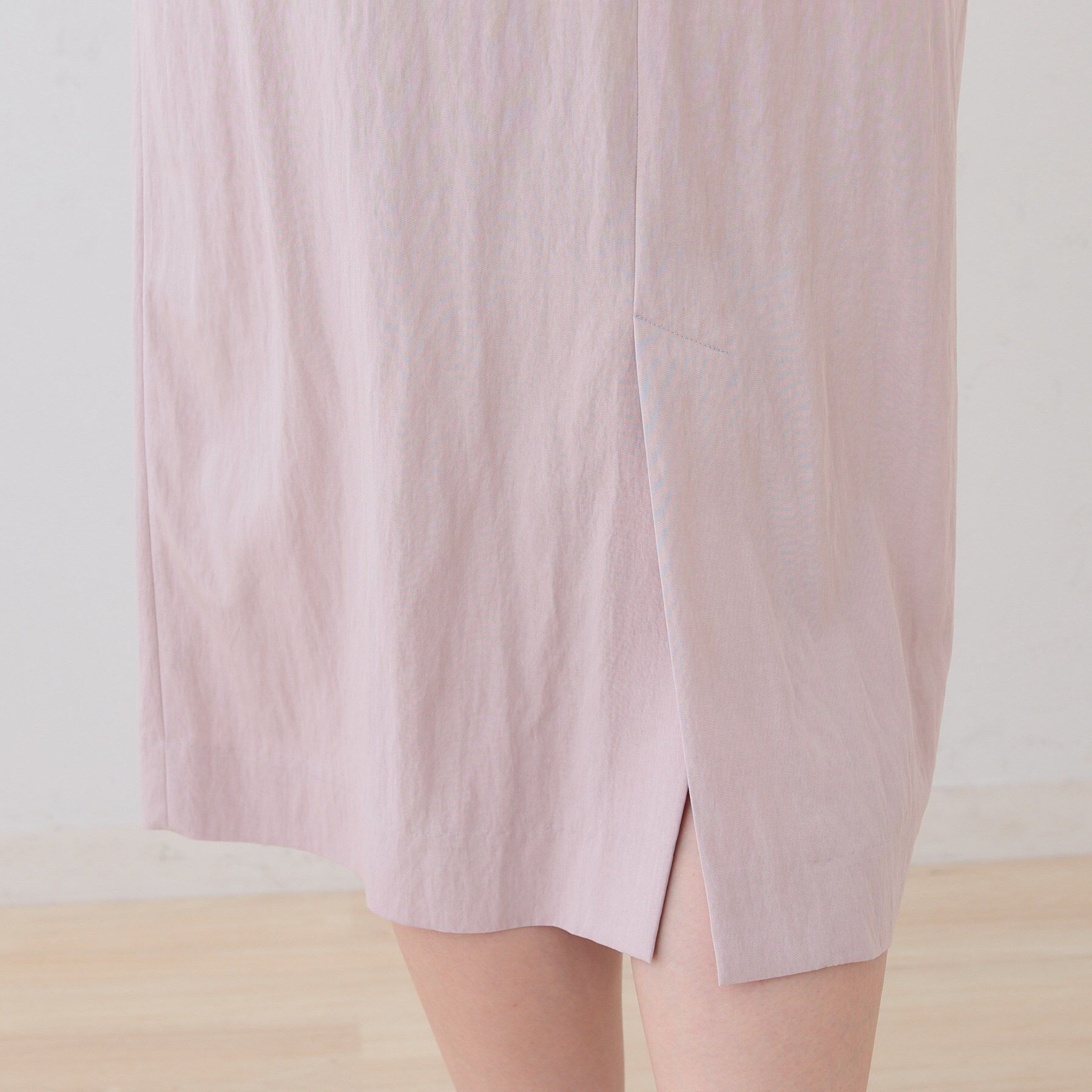 INDIVI「【シワになりにくい】コットンライクストレートスカート」|スカート|