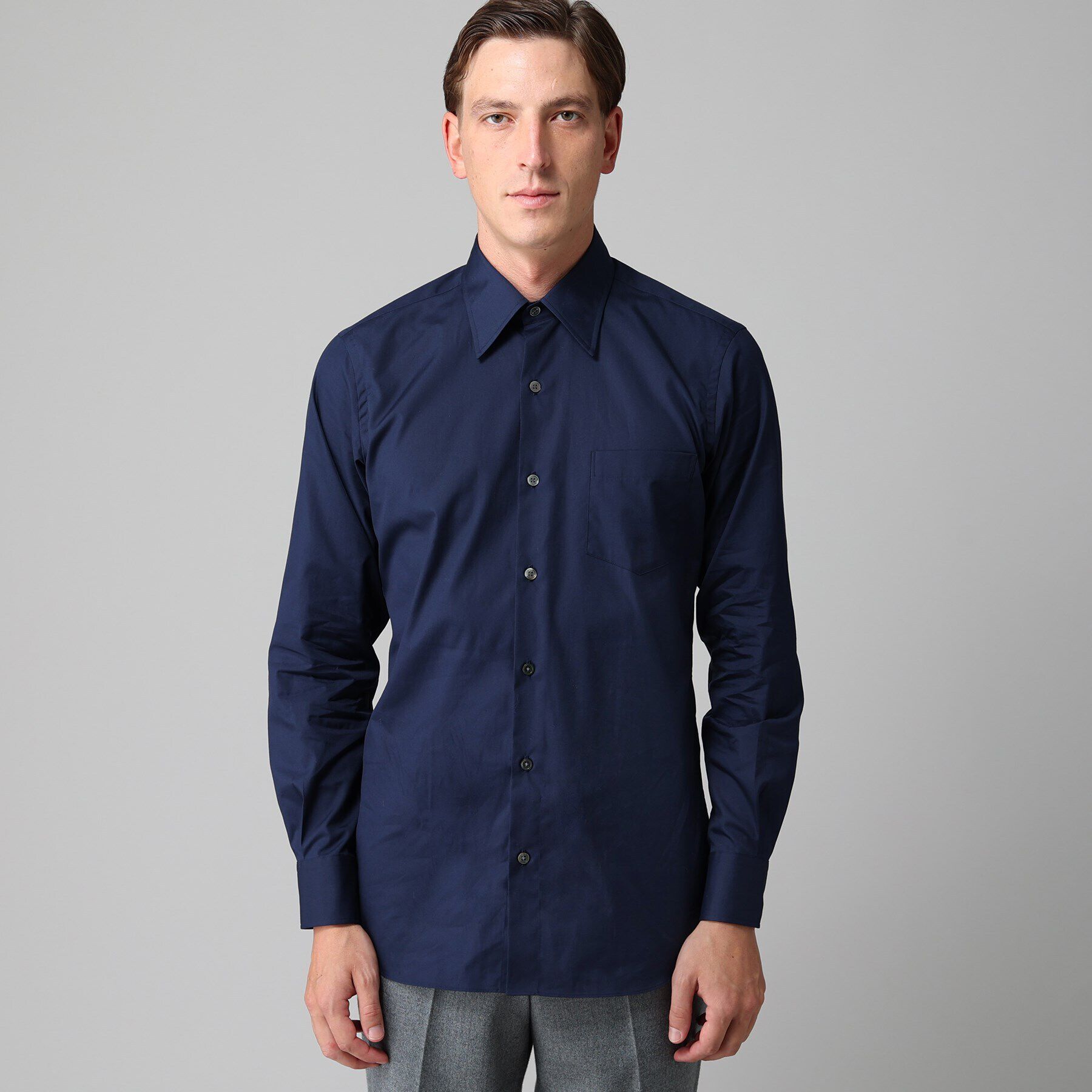 TAKEO KIKUCHI「【Made in JAPAN】ブロード レギュラーカラー ドレスシャツ」|シャツ・ブラウス|