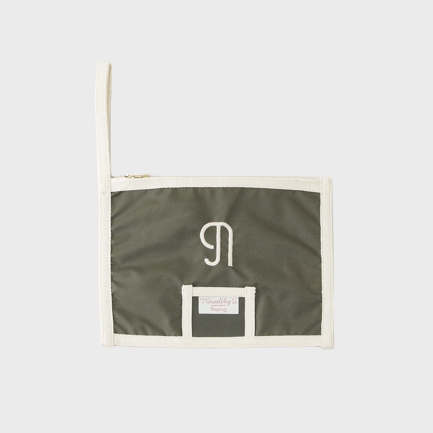 TAKEO KIKUCHI「【NAPRON】 TAB BAG －S WIDE－」|ステーショナリー|オリーブグリーン(0