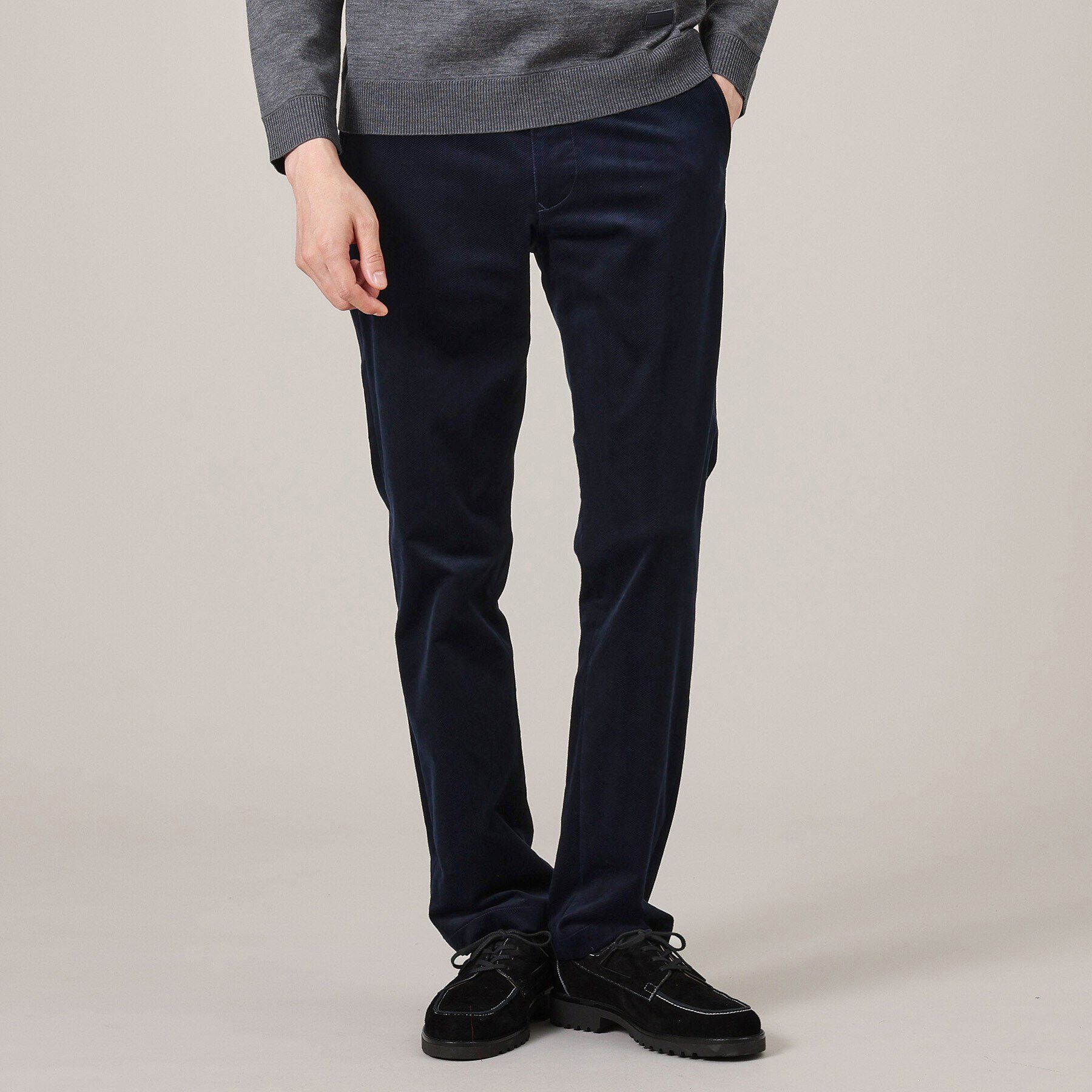 TAKEO KIKUCHI「【美脚シルエット】ストレッチ コーデュロイ パンツ」|その他|ネイビー(094)