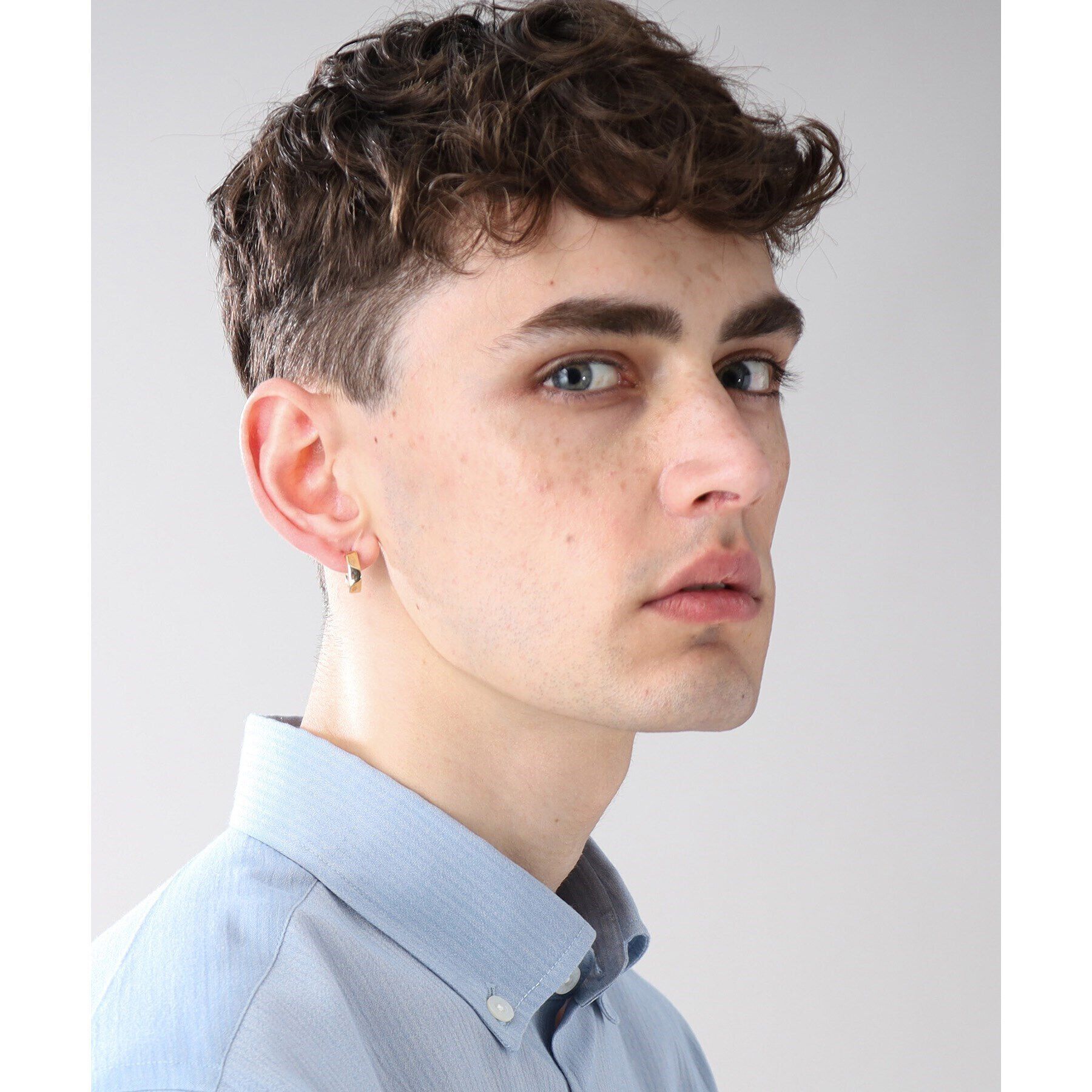 TAKEO KIKUCHI「ペンタゴンカットピアス」|ピアス|