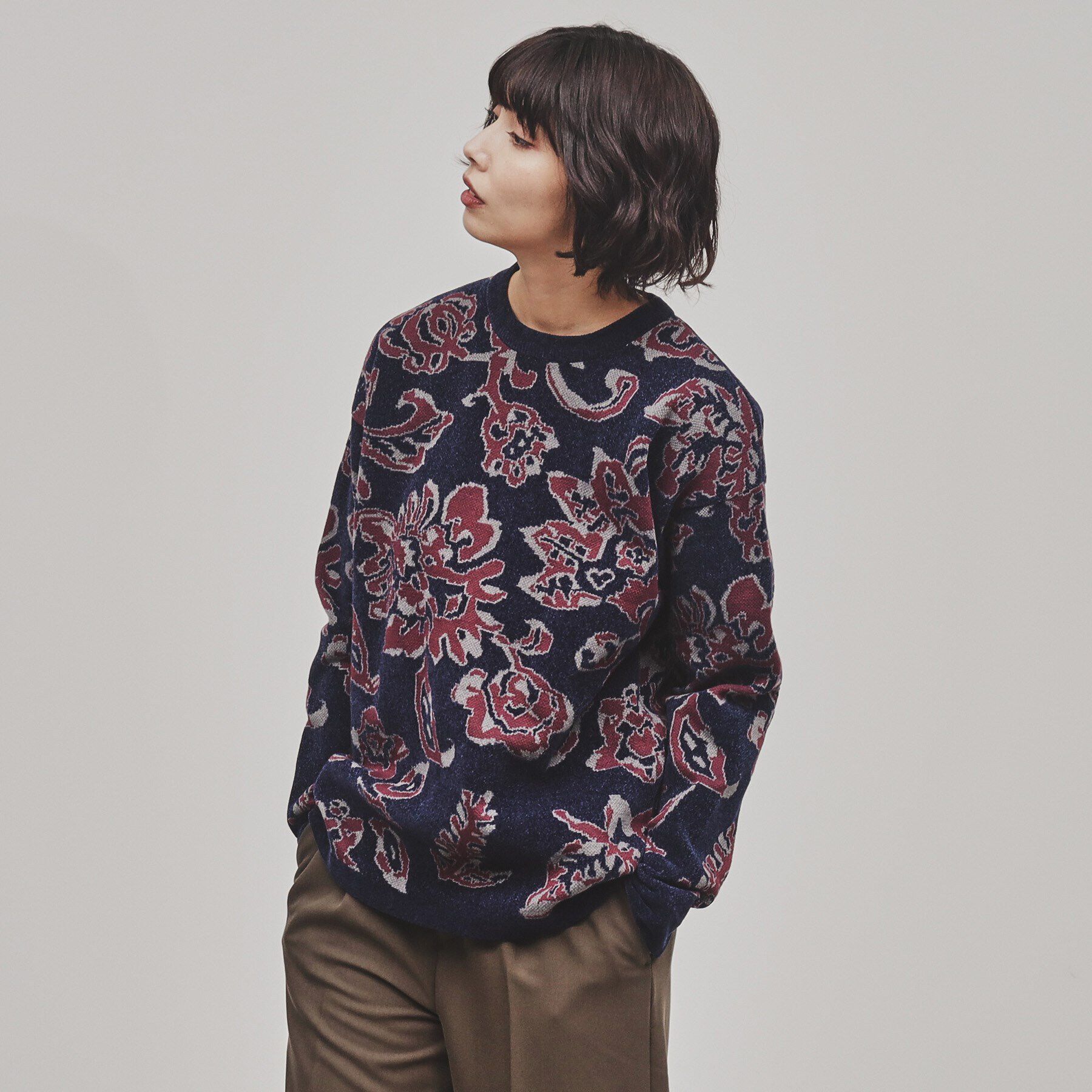 tk.TAKEO KIKUCHI「アソートモールニット」|ニット・セーター|ﾎﾞﾙﾄﾞｰ(164)