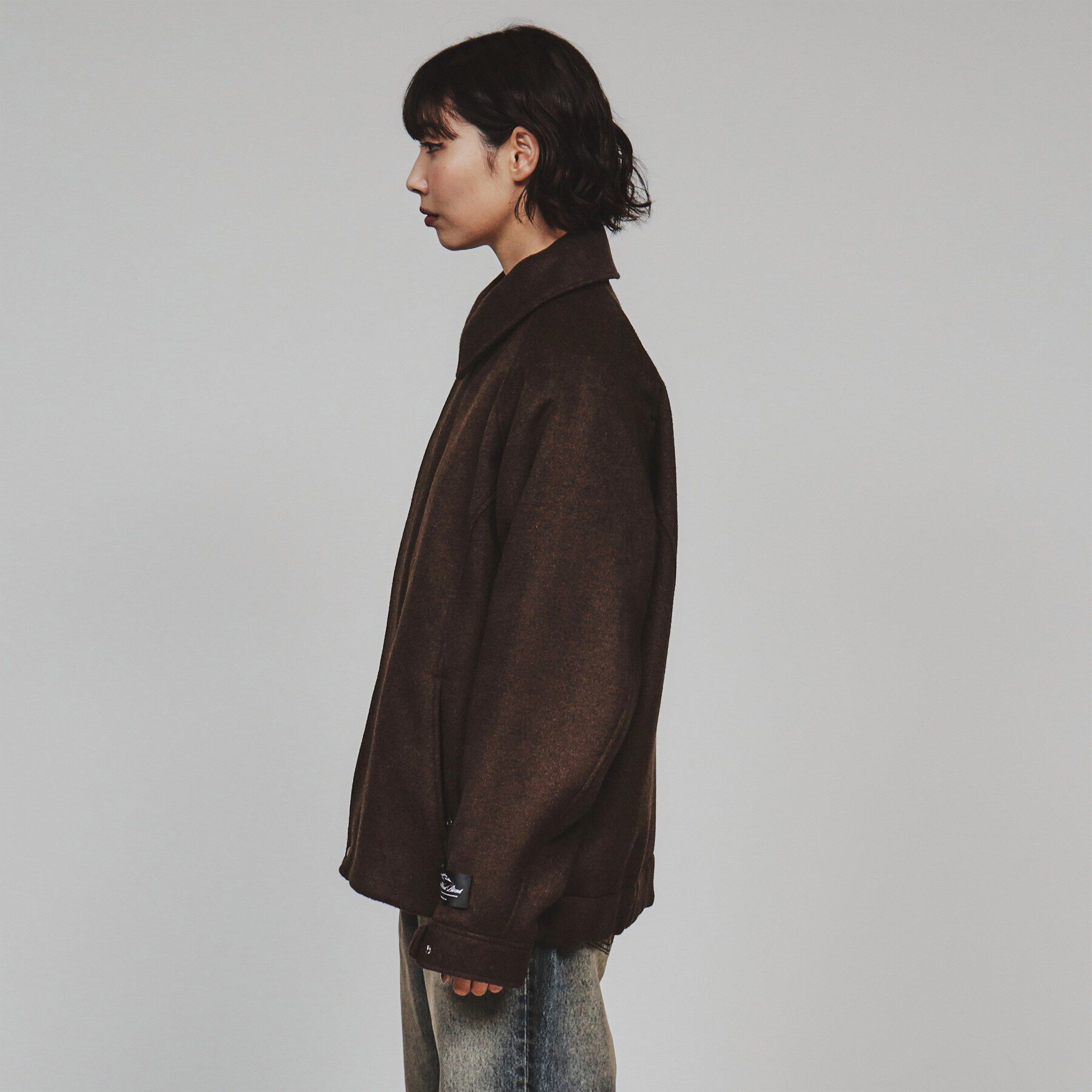 tk.TAKEO KIKUCHI「ウール混ショートブルゾン」|ブルゾン・スタジャン|