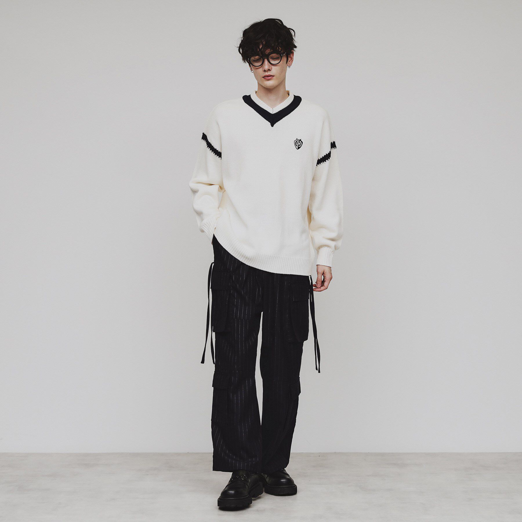 tk.TAKEO KIKUCHI「チルデンハンドステッチニット」|ニット・セーター|