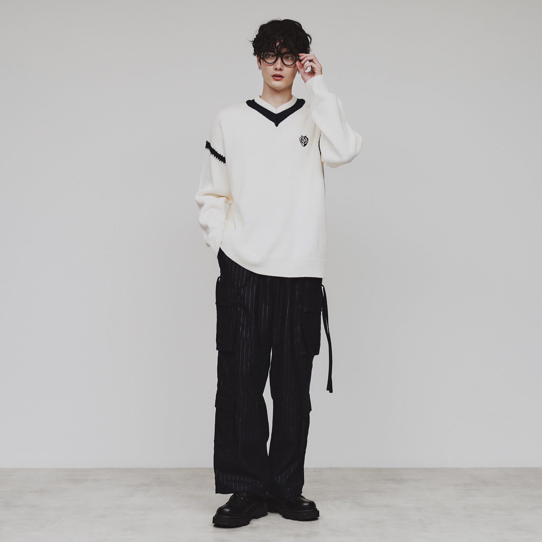 tk.TAKEO KIKUCHI「チルデンハンドステッチニット」|ニット・セーター|