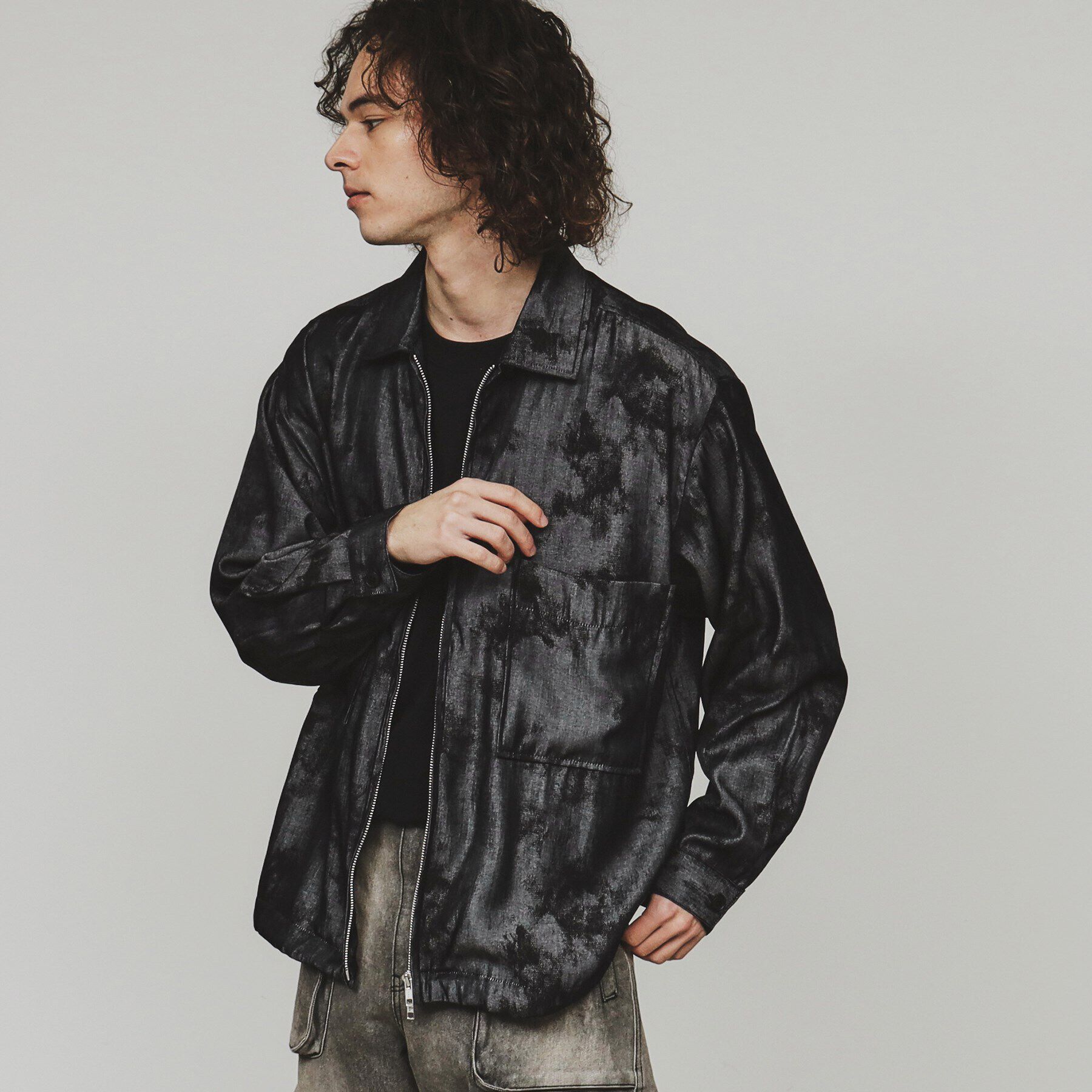 tk.TAKEO KIKUCHI「シャンブレーシャツアウター」|シャツ・ブラウス|