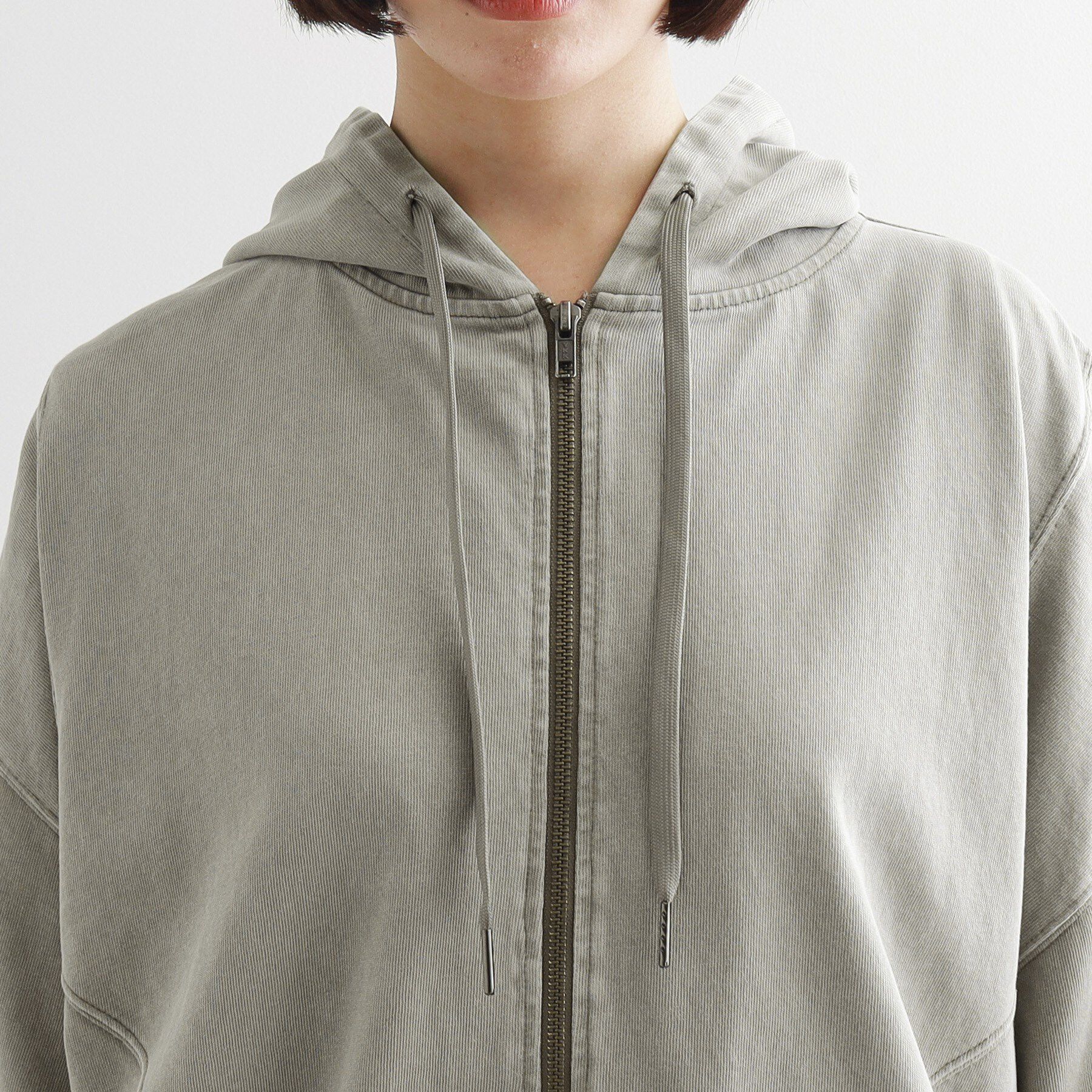 tk.TAKEO KIKUCHI「ヴィンテージライククロップドパーカ」|パーカー|