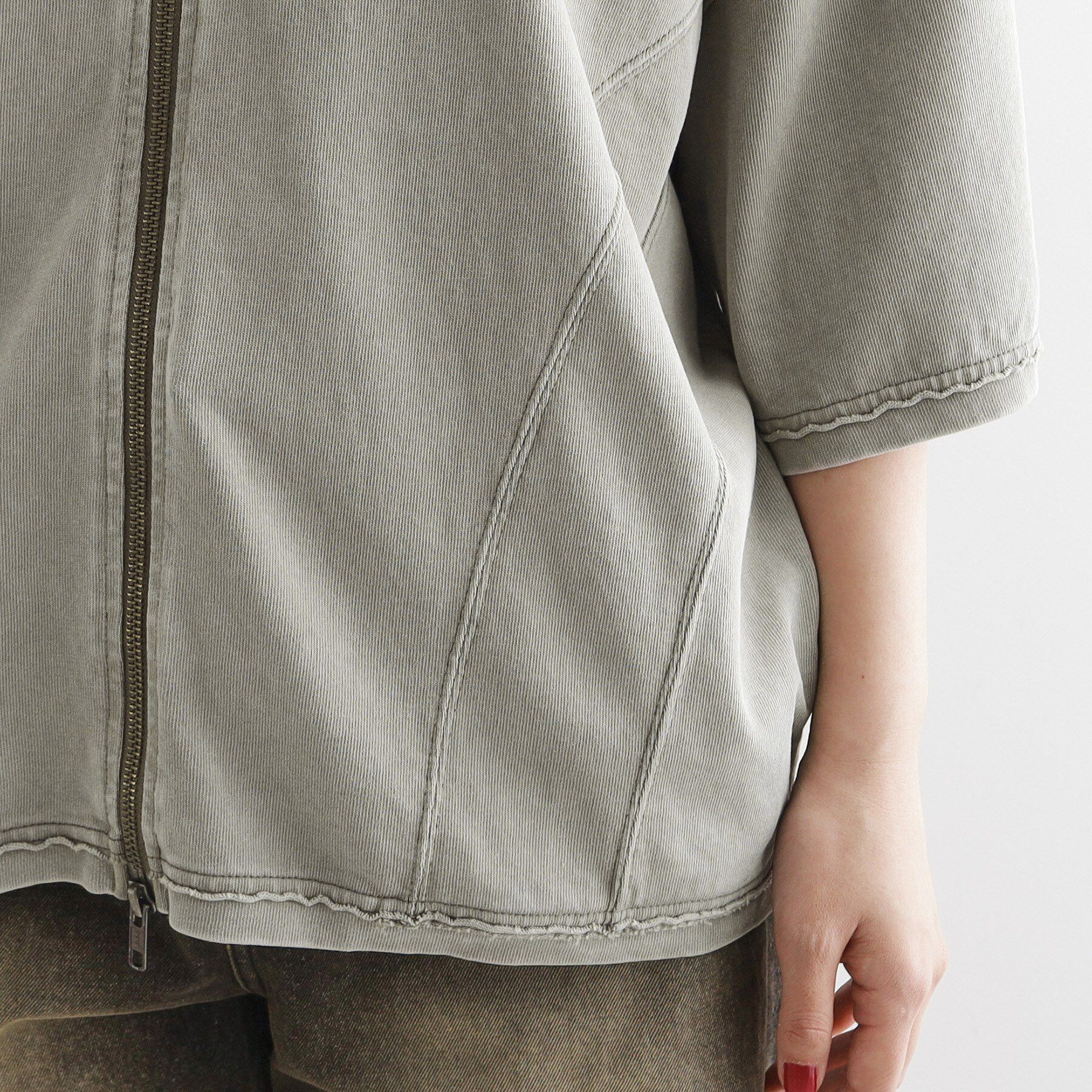 tk.TAKEO KIKUCHI「ヴィンテージライククロップドパーカ」|パーカー|