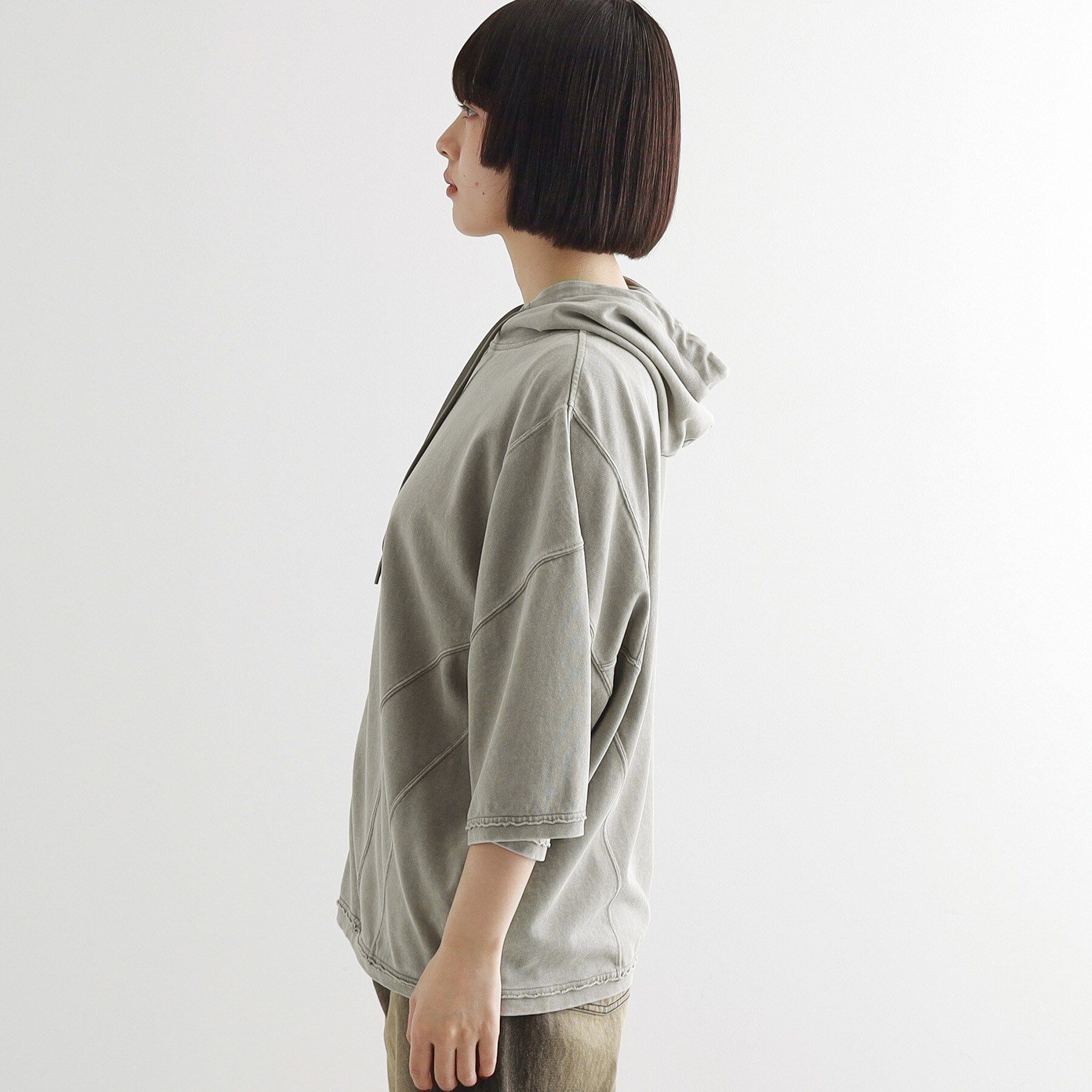 tk.TAKEO KIKUCHI「ヴィンテージライククロップドパーカ」|パーカー|