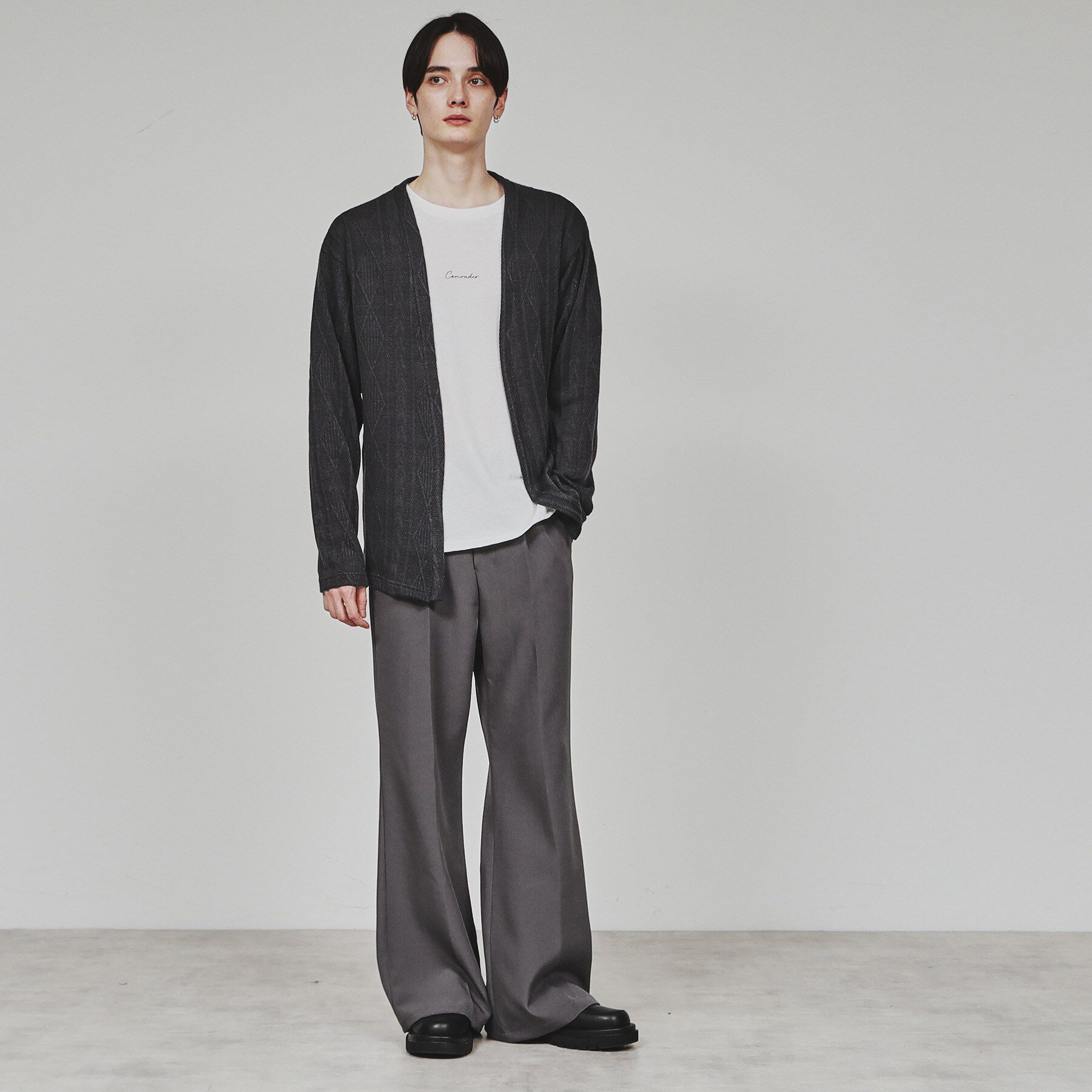 tk.TAKEO KIKUCHI「【セットアップ】フクレジャカードカーデアンサンブル」|カーディガン|