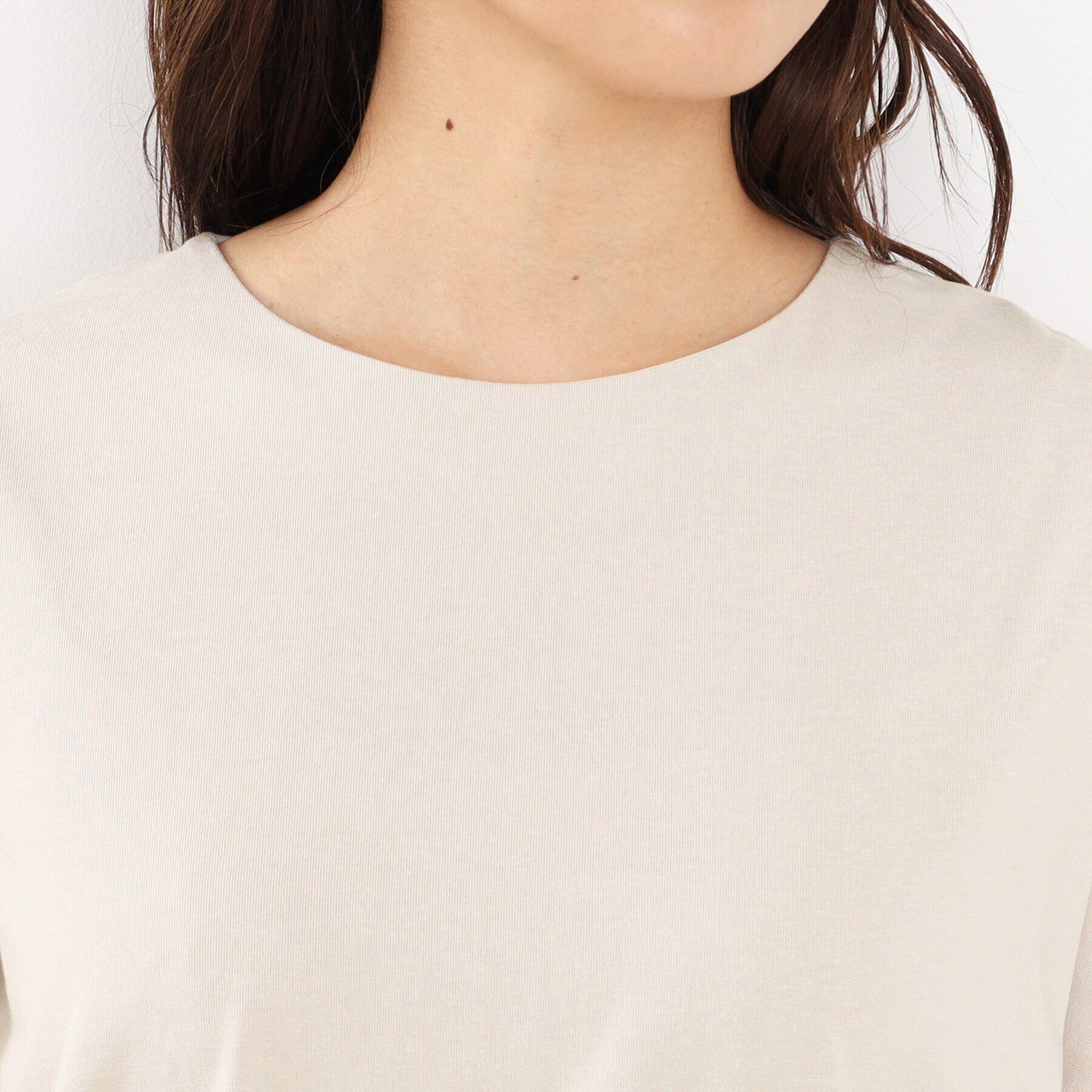 index「UV　ツイストスリーブカットソー【洗濯機洗い可/UVケア】」|Tシャツ・カットソー|