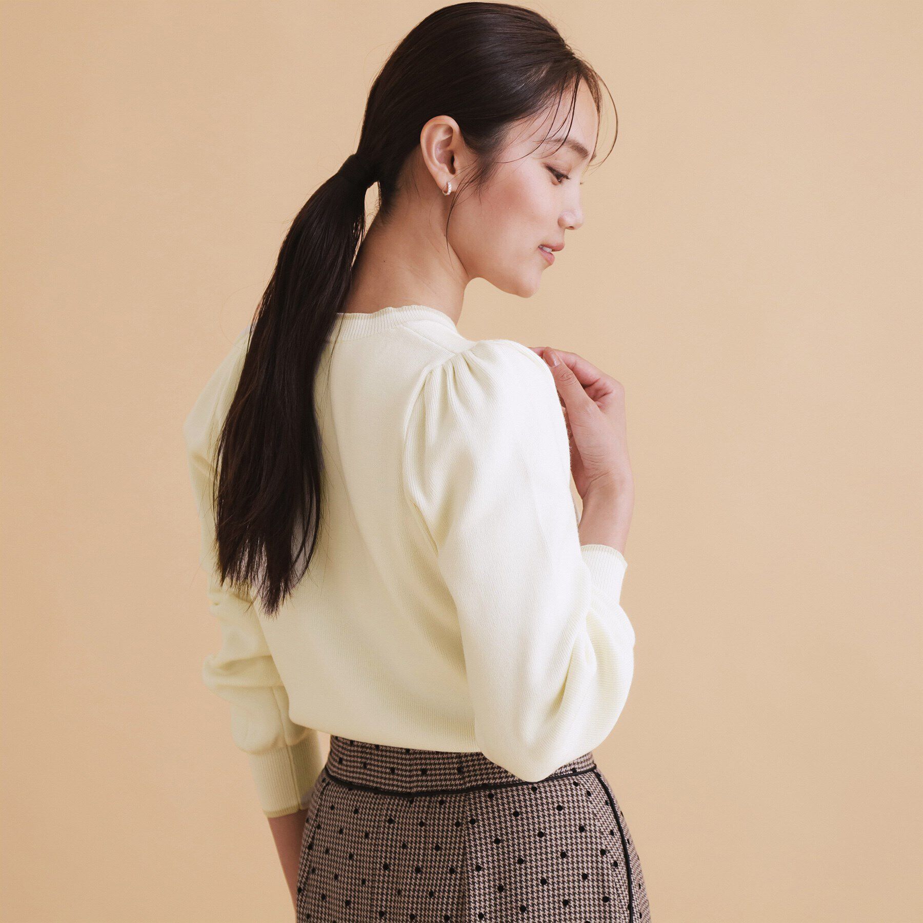 index「ロゴバイカラーニット【洗濯機洗い可】」|ニット・セーター|