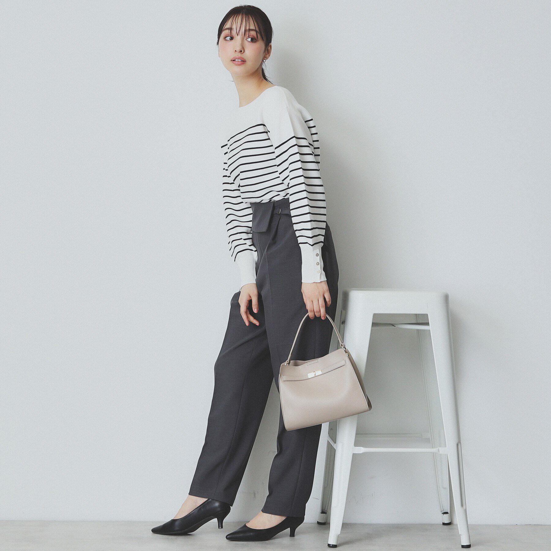 index「《6color》ガーターボートネックニット【UV/洗濯機洗い可】」|ニット・セーター|