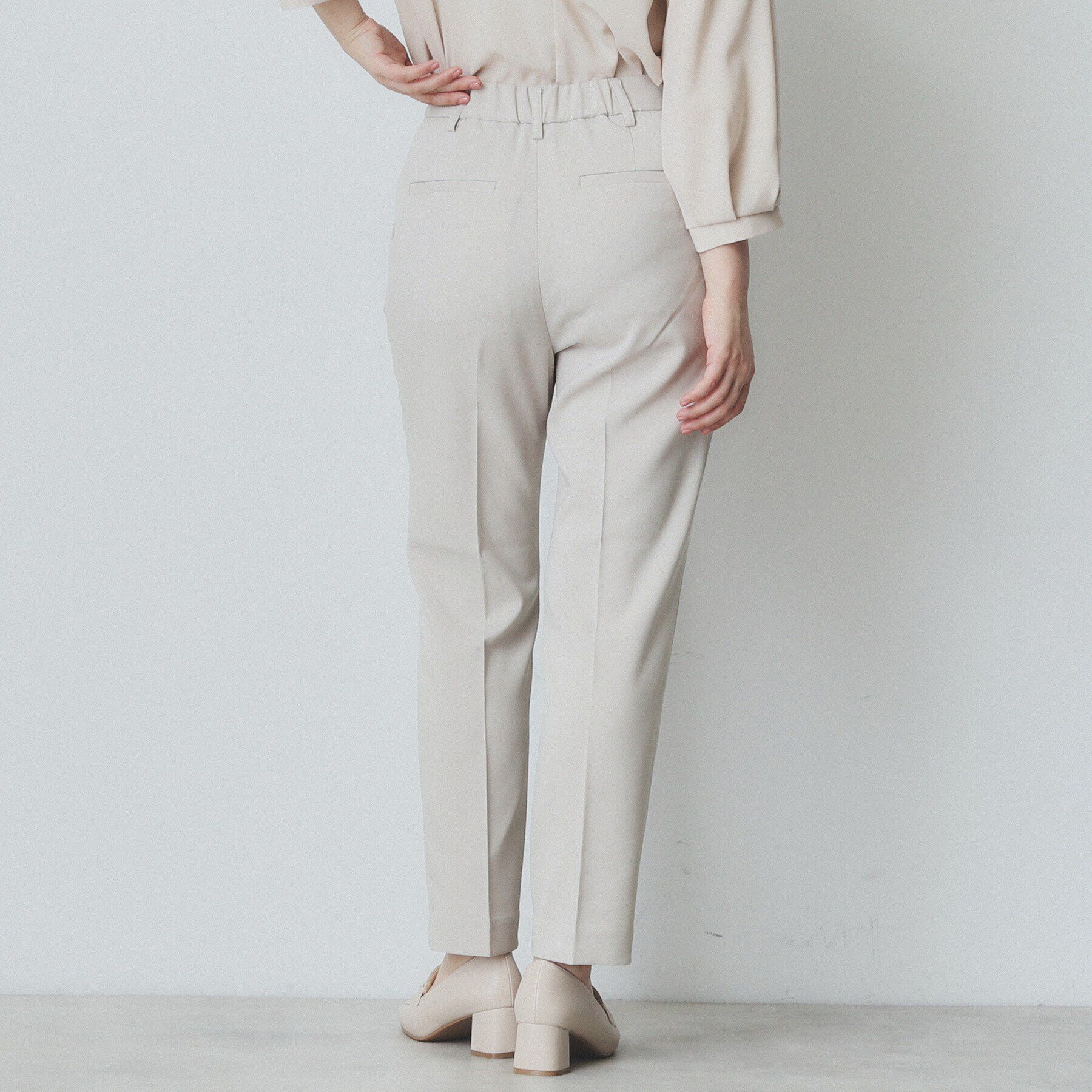 index「ドライタッチストレッチテーパードパンツ/セットアップ対応【洗濯機洗い可/イージーアイロン】」|その他|