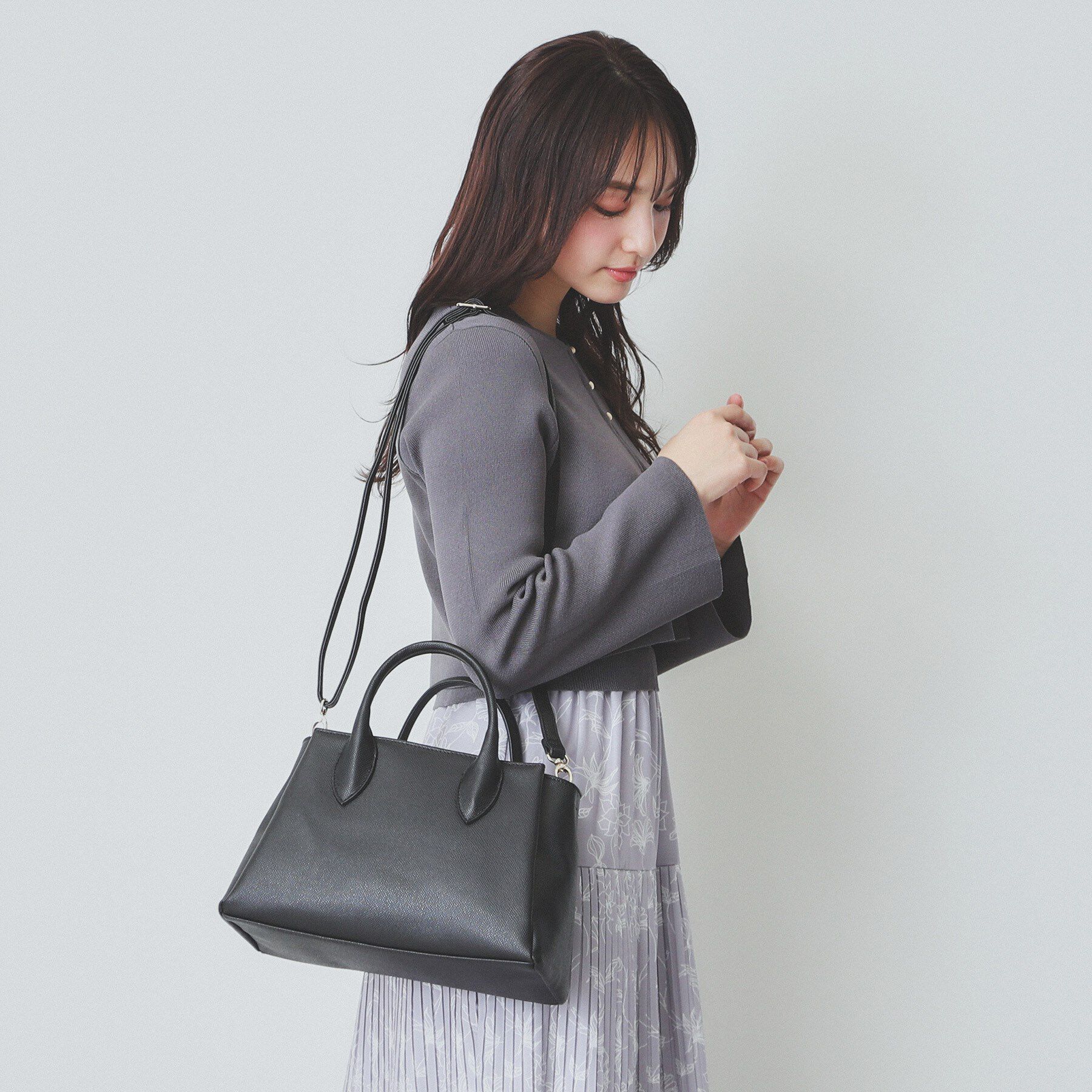 index「【2WAY】フラワーチャーム付きショルダー取外し可バッグ」|ショルダー・メッセンジャー|