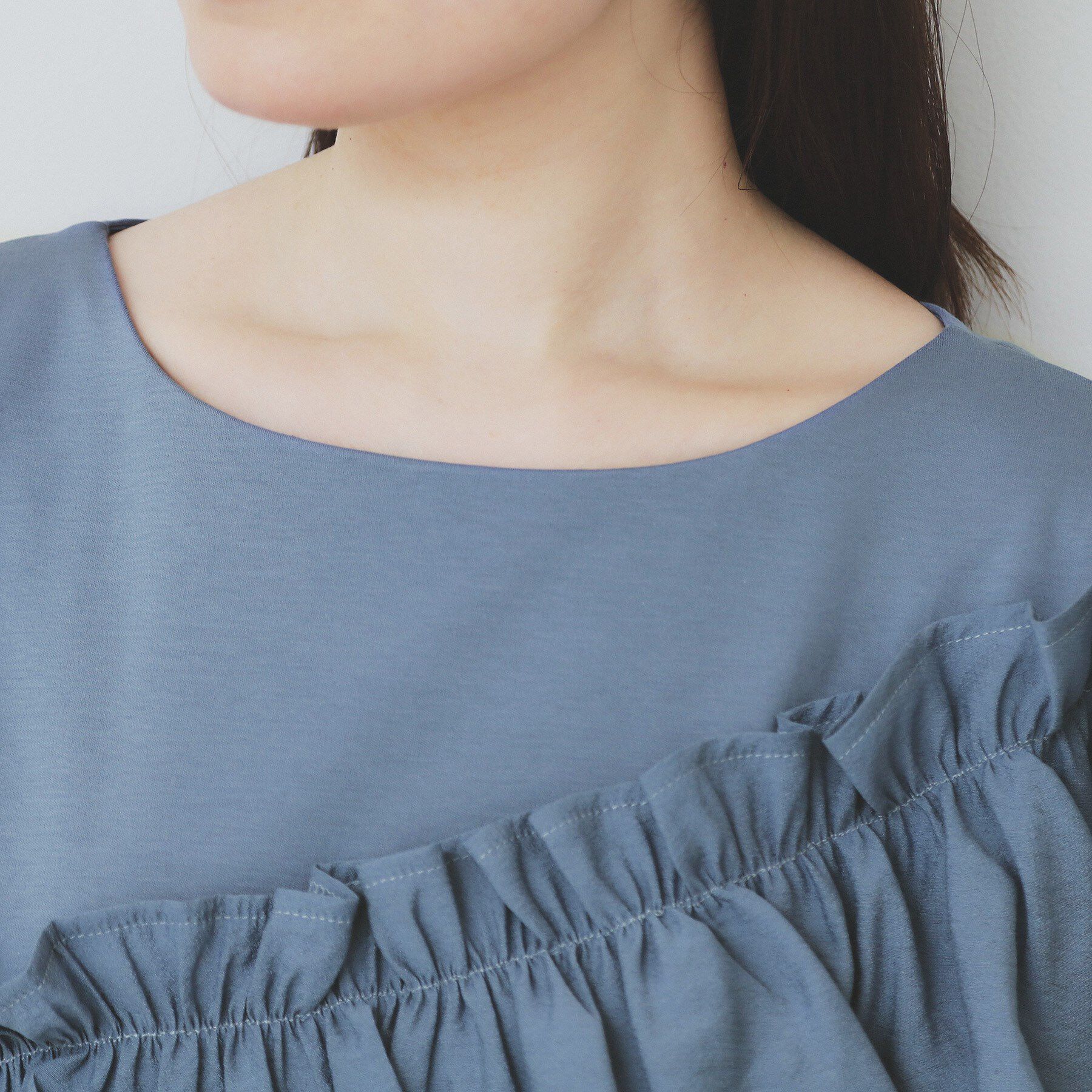 index「アシメフリルトップス【UV/接触冷感/洗濯機洗い可】」|Tシャツ・カットソー|