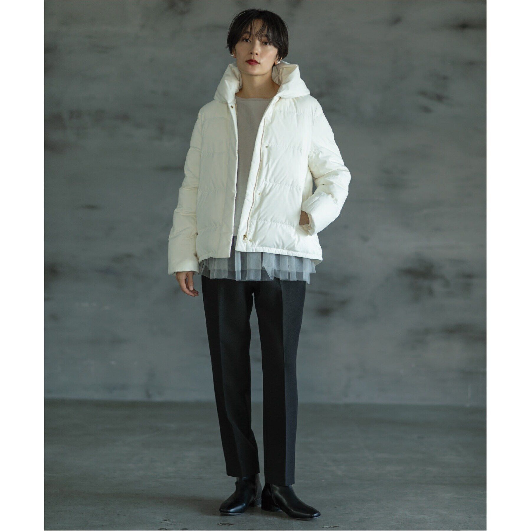 OPAQUE.CLIP「ネオサーモ（R） イージーテーパードパンツ【洗濯機洗い可／ストレッチ／イージーケア／蓄熱保温効果】」|その他|