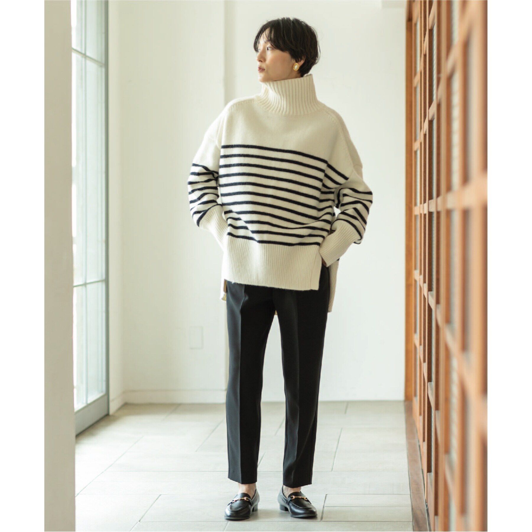 OPAQUE.CLIP「ネオサーモ（R） イージーテーパードパンツ【洗濯機洗い可／ストレッチ／イージーケア／蓄熱保温効果】」|その他|