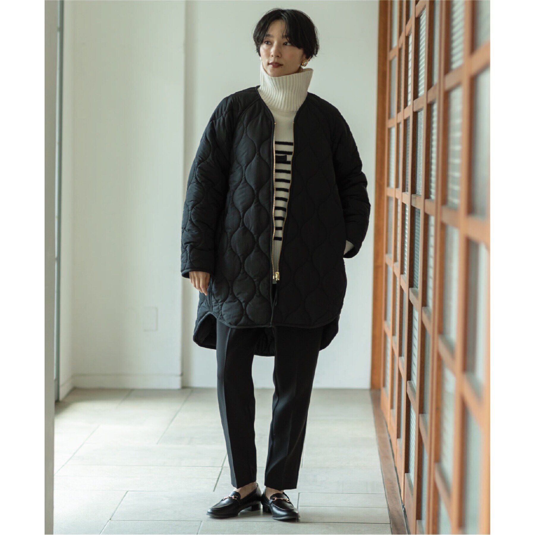 OPAQUE.CLIP「ネオサーモ（R） イージーテーパードパンツ【洗濯機洗い可／ストレッチ／イージーケア／蓄熱保温効果】」|その他|