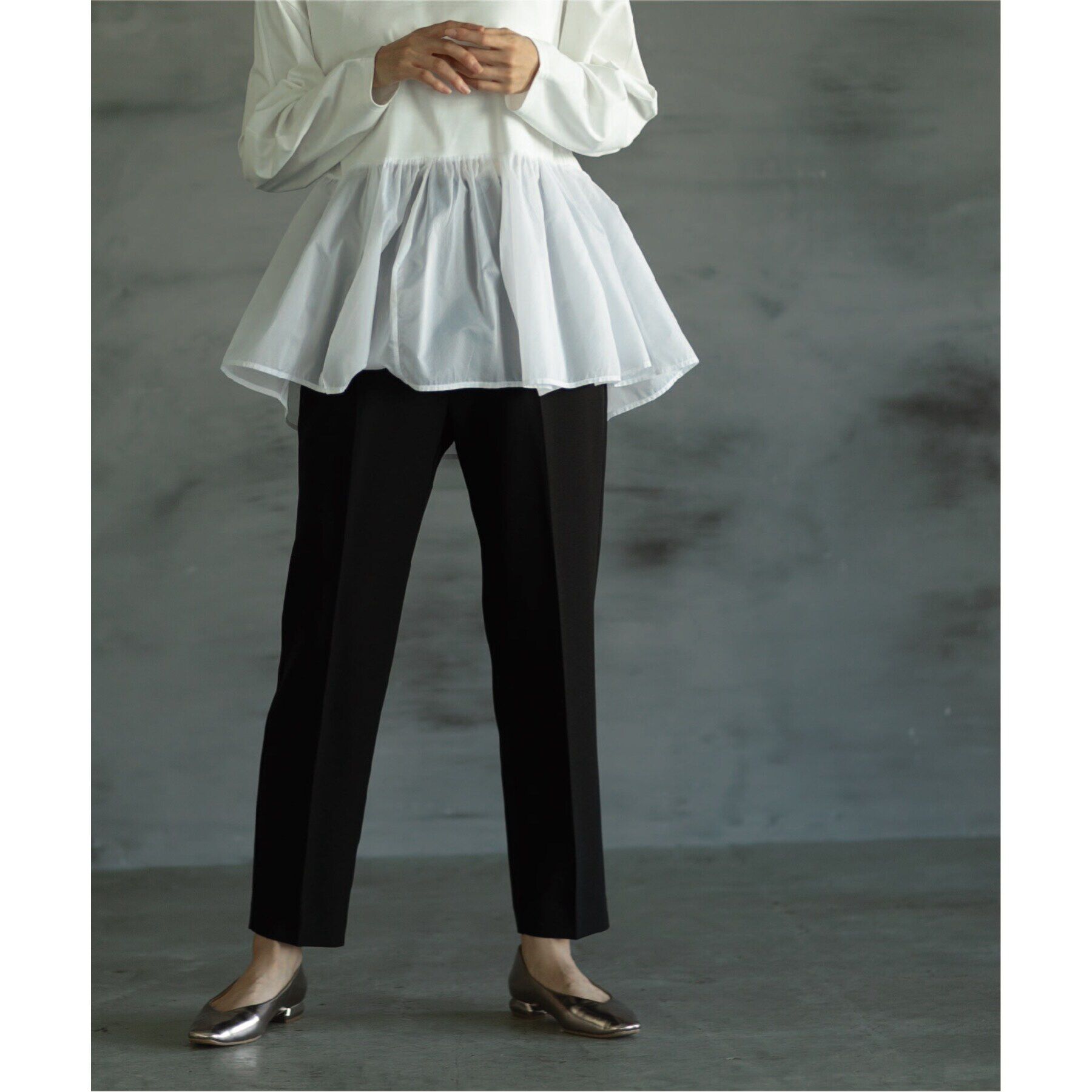 OPAQUE.CLIP「ネオサーモ（R） イージーテーパードパンツ【洗濯機洗い可／ストレッチ／イージーケア／蓄熱保温効果】」|その他|