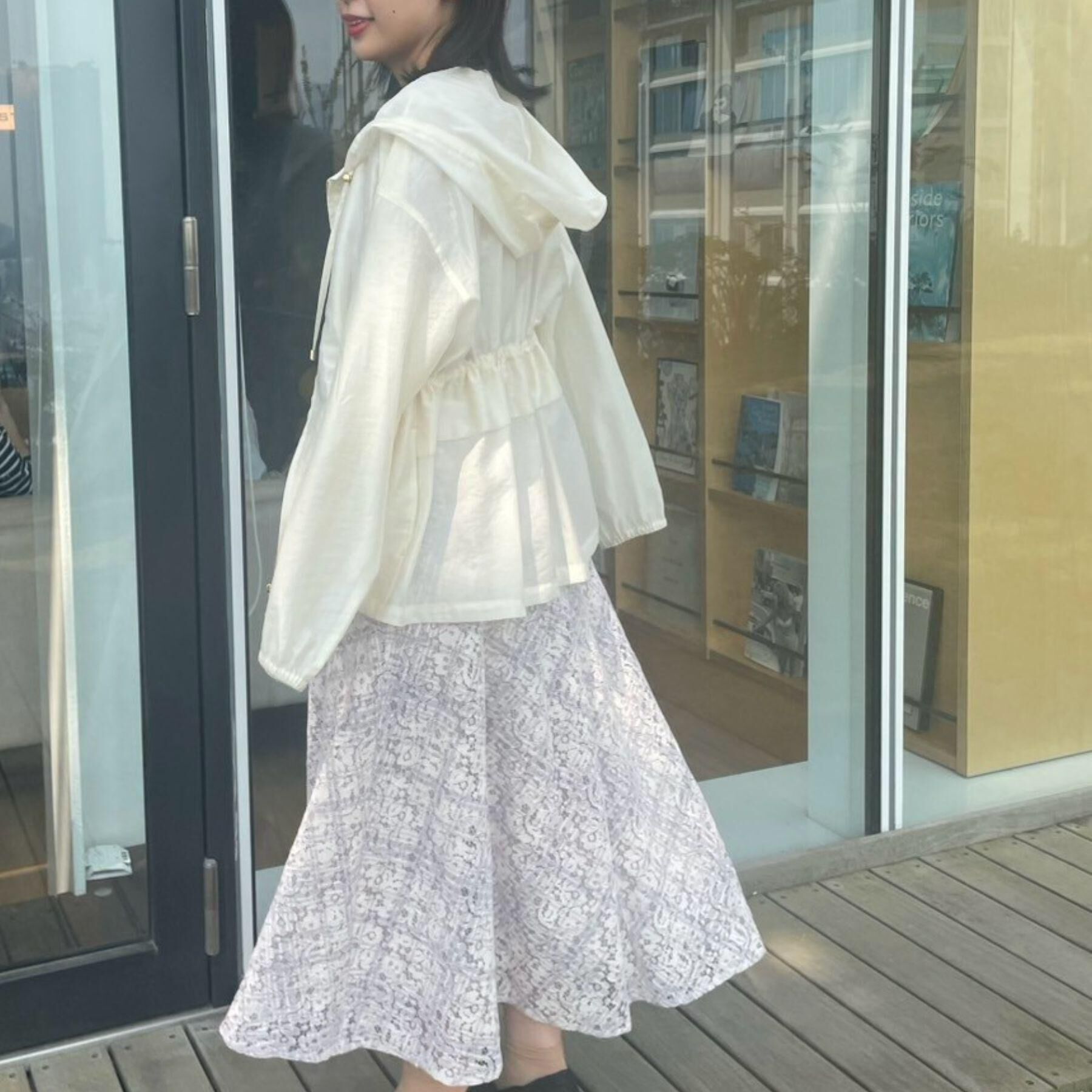 Couture broach「【一枚で着映え・華やか】チェックプリント コードレースワンピース」|ワンピース|