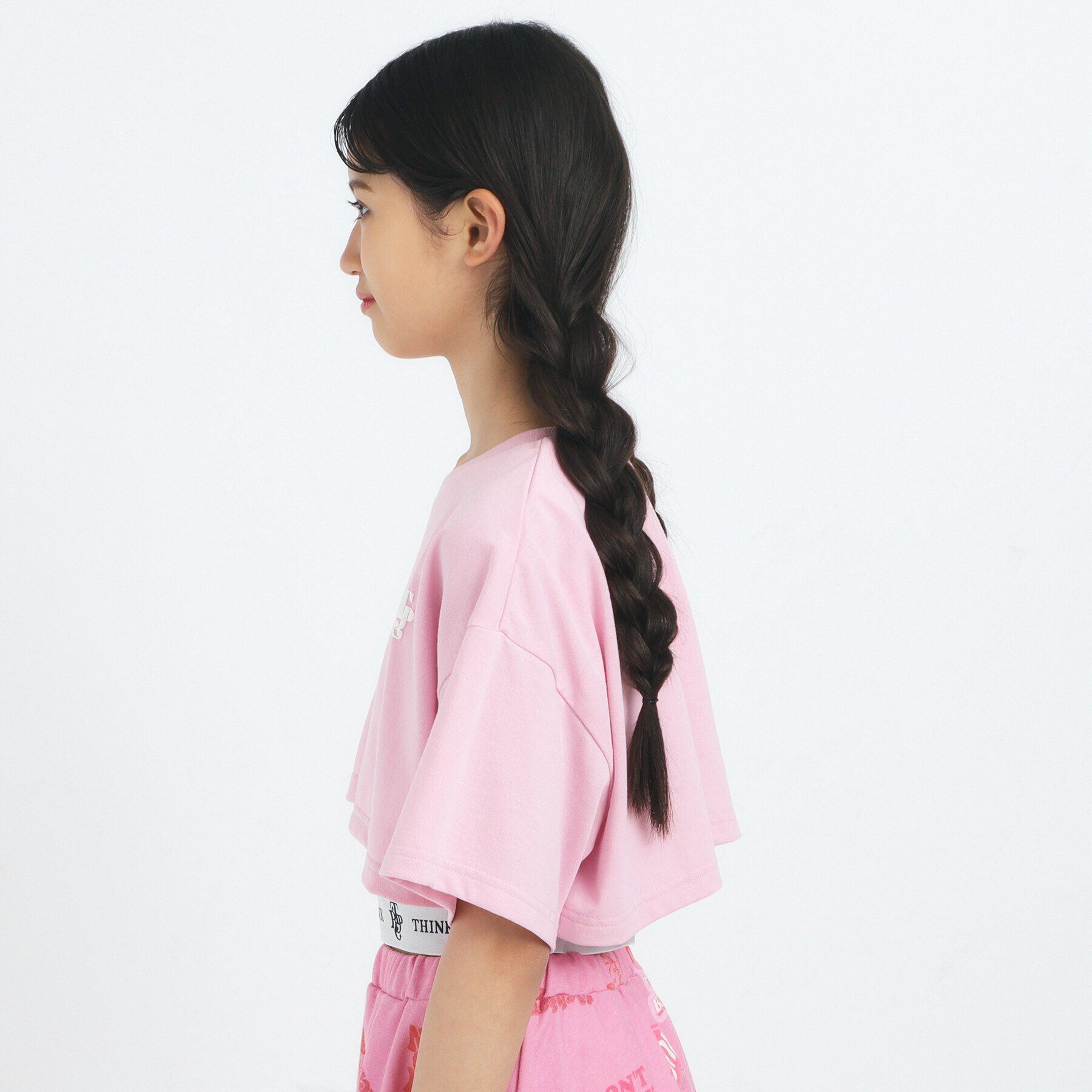 PINK-latte「【るーつくコラボ】フェイクレイヤードTシャツ」|Tシャツ・カットソー|