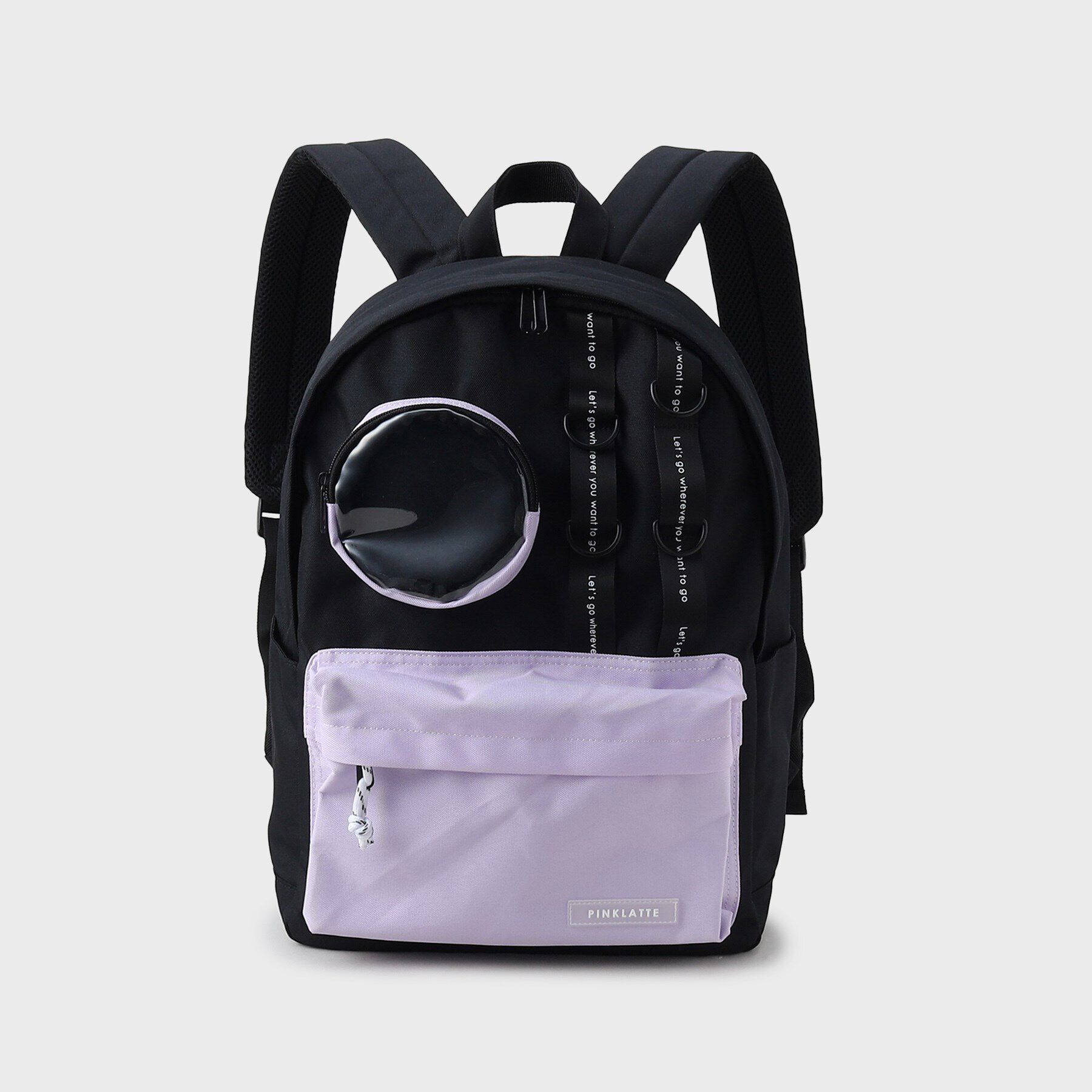 PINK-latte「【容量約22.8L】モール付きマルポケリュック」|リュック|