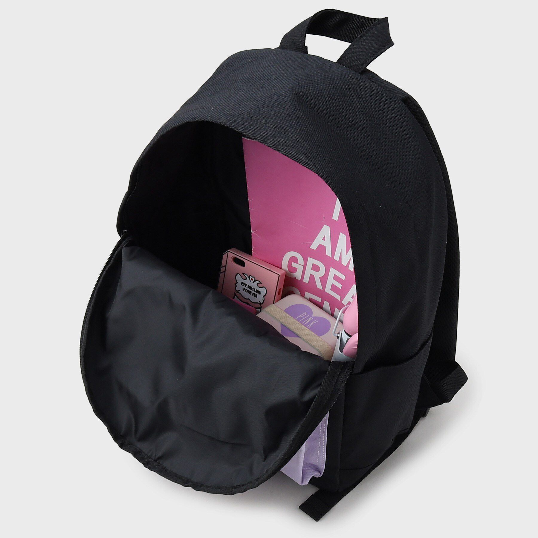 PINK-latte「【容量約22.8L】モール付きマルポケリュック」|リュック|