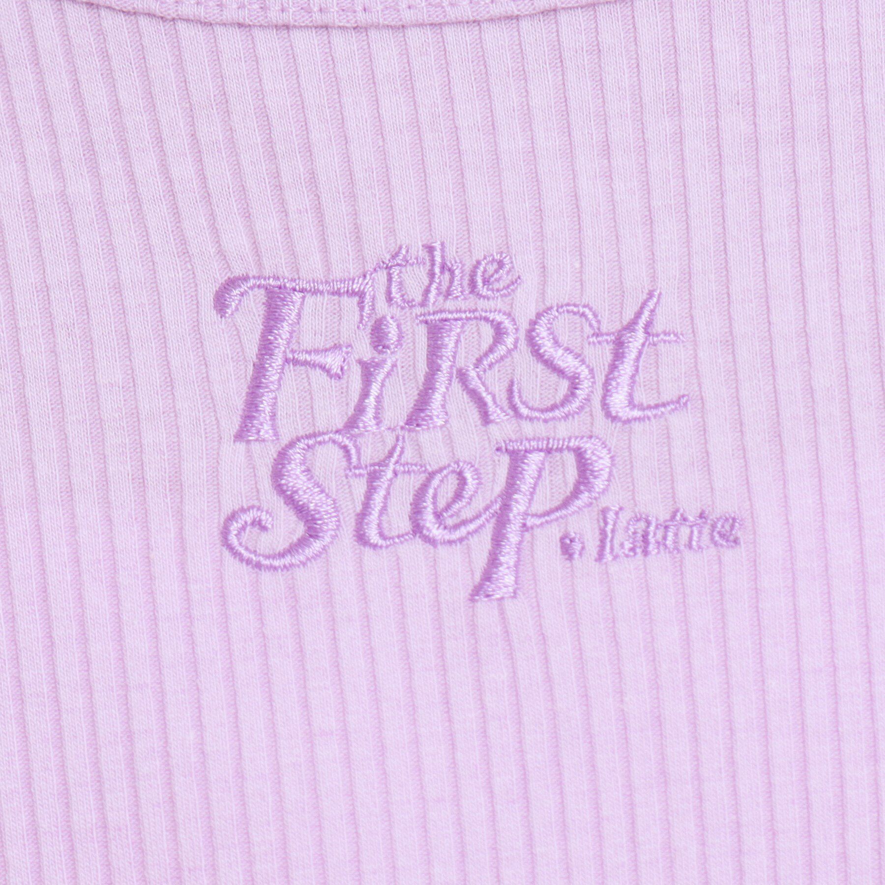 PINK-latte「【130cmあり】シンプルロゴ刺繍の優秀リブロンT」|Tシャツ・カットソー|