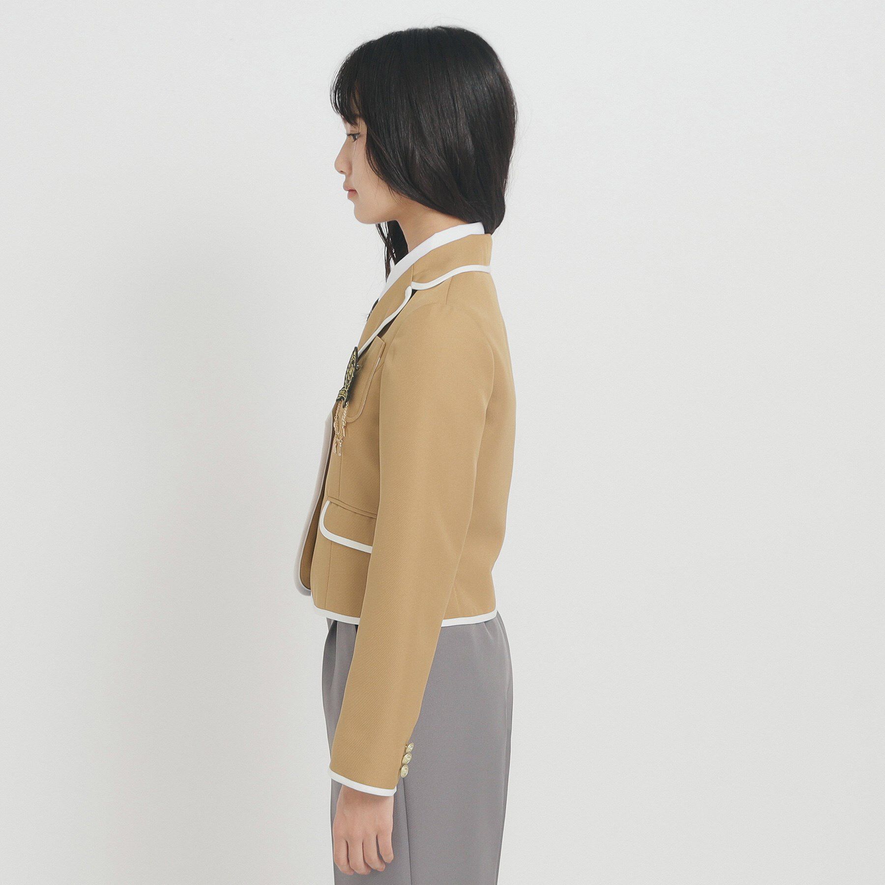 PINK-latte「【オケージョン・フォーマル】パイピング ジャケット」|その他|