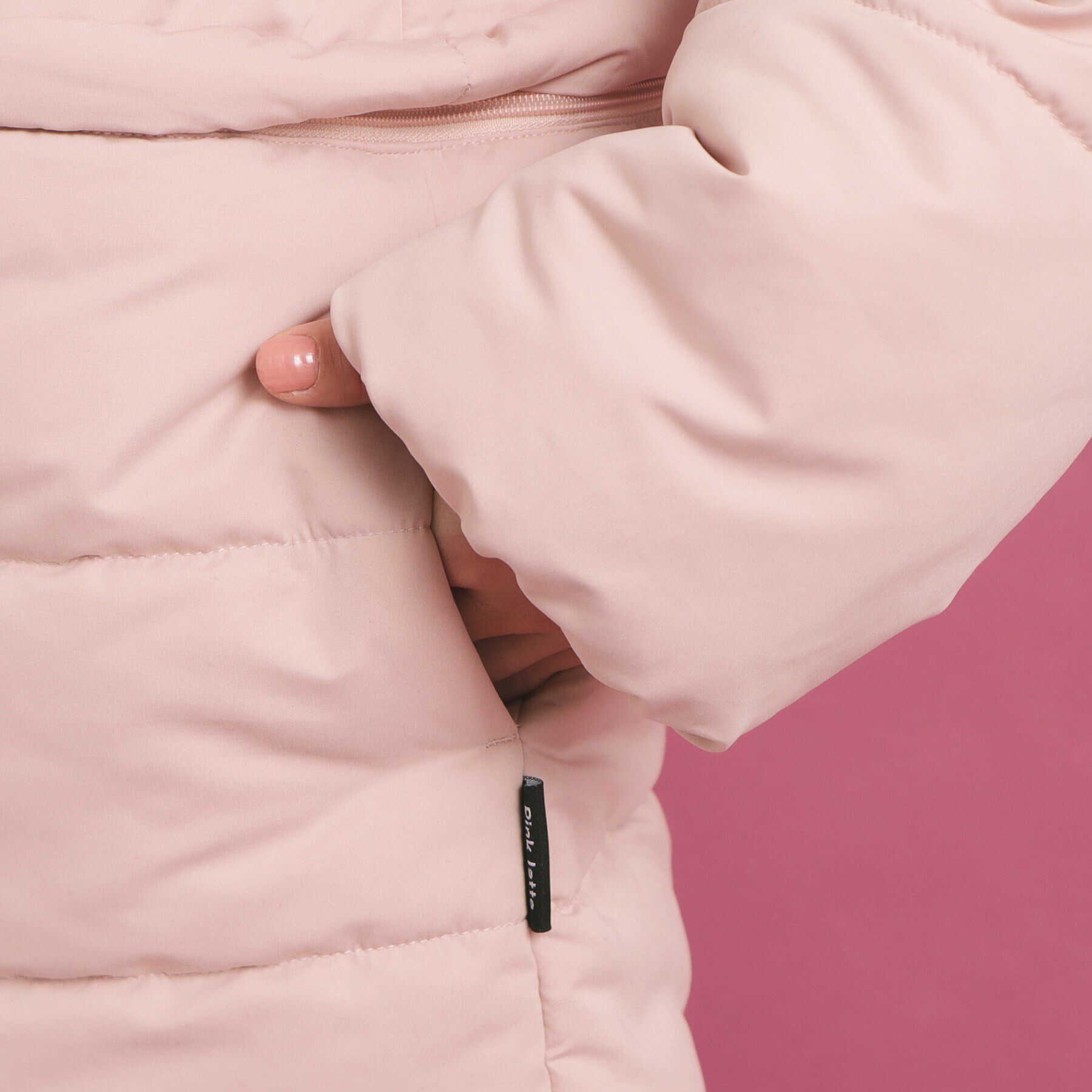 PINK-latte「【2WAY】 中綿マルチショートコート」|その他|