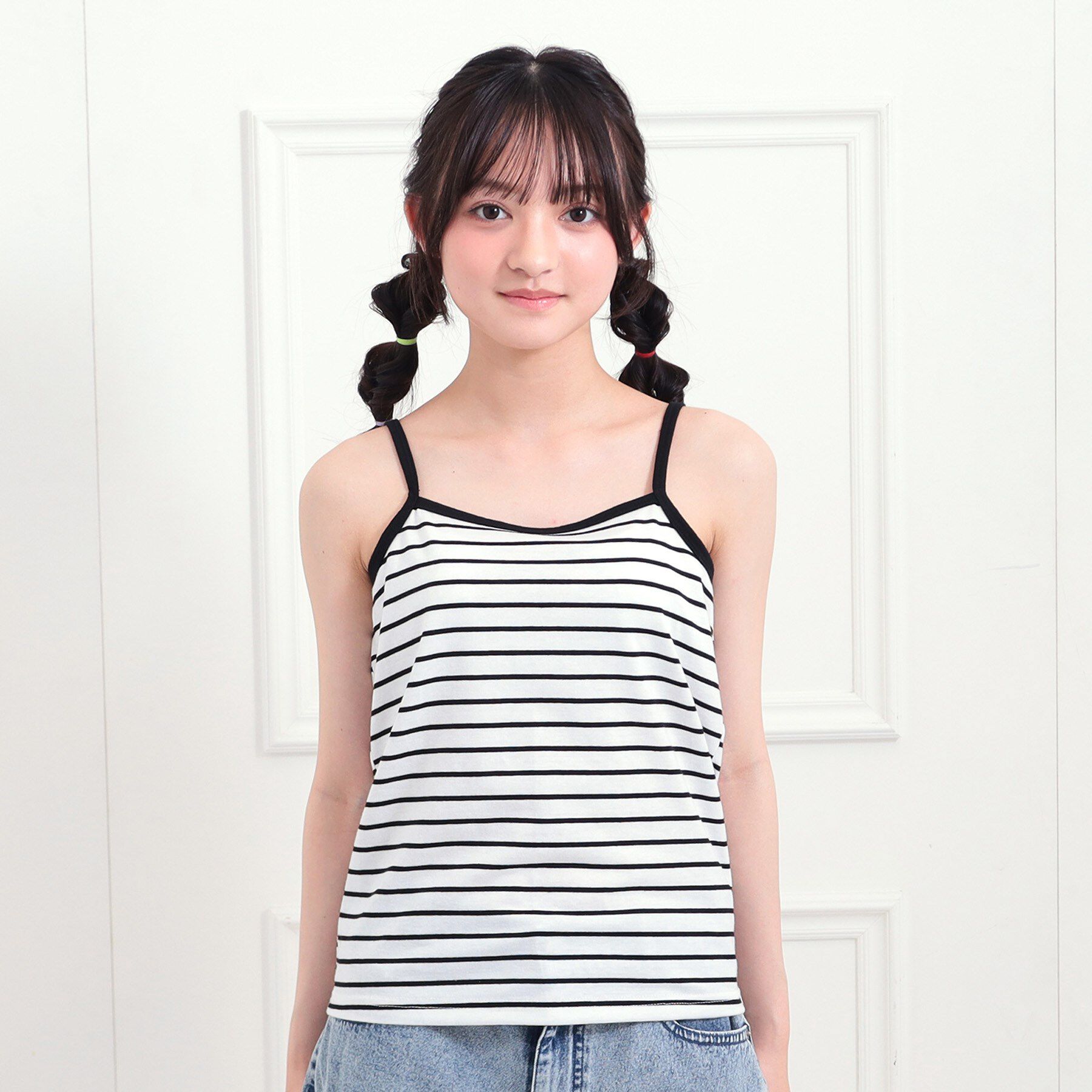 PINK-latte「【セットアイテム】半袖シアーシャツ＋冷感キャミセット」|その他|