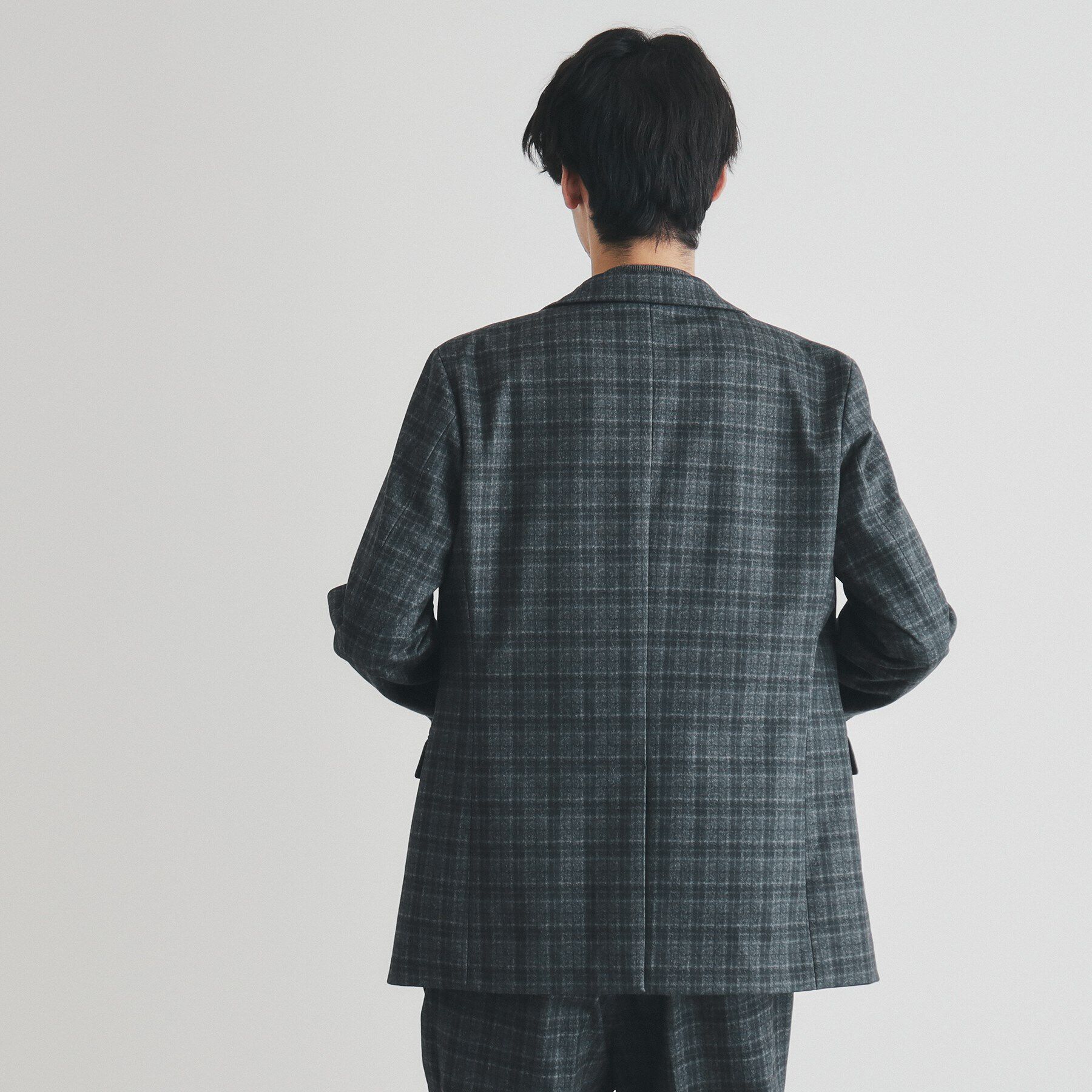 THE SHOP TK「起毛TRジャージジャケット　【セットアップ可/ビジネス対応/ストレッチ】」|テーラードジャケット|