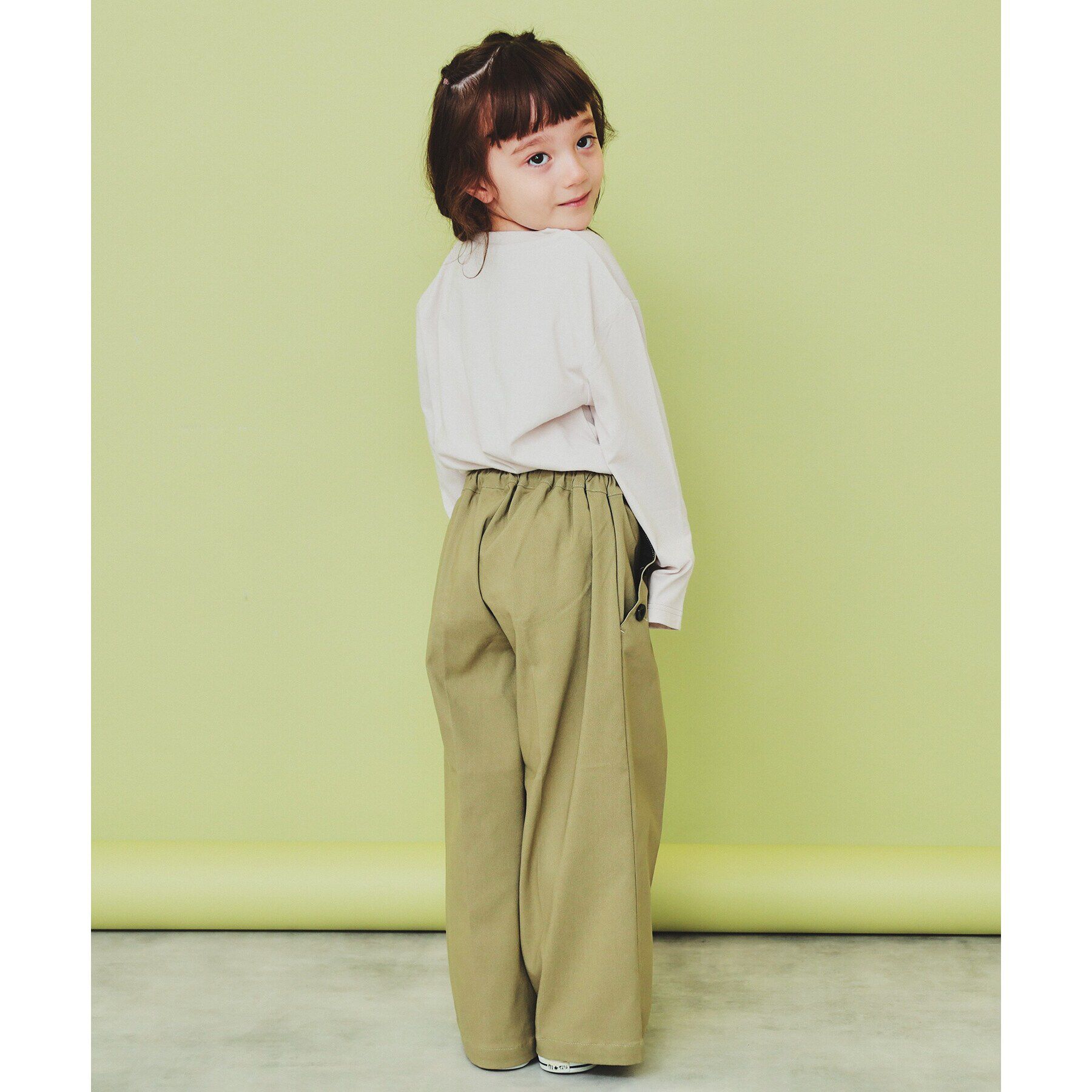 THE SHOP TK「【120-150】ロゴプリントアソート長袖Tシャツ/洗濯機OK」|Tシャツ・カットソー|