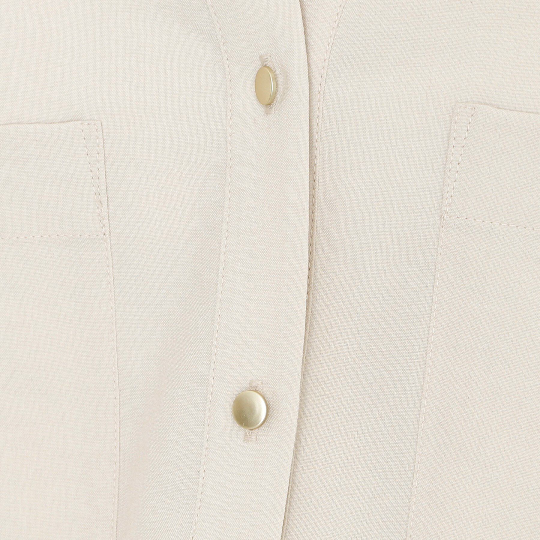 THE SHOP TK「【秋色入荷/インしなくても決まる】ダブルポケット5分袖シャツ/体型カバー／洗濯機OK」|シャツ・ブラウス|