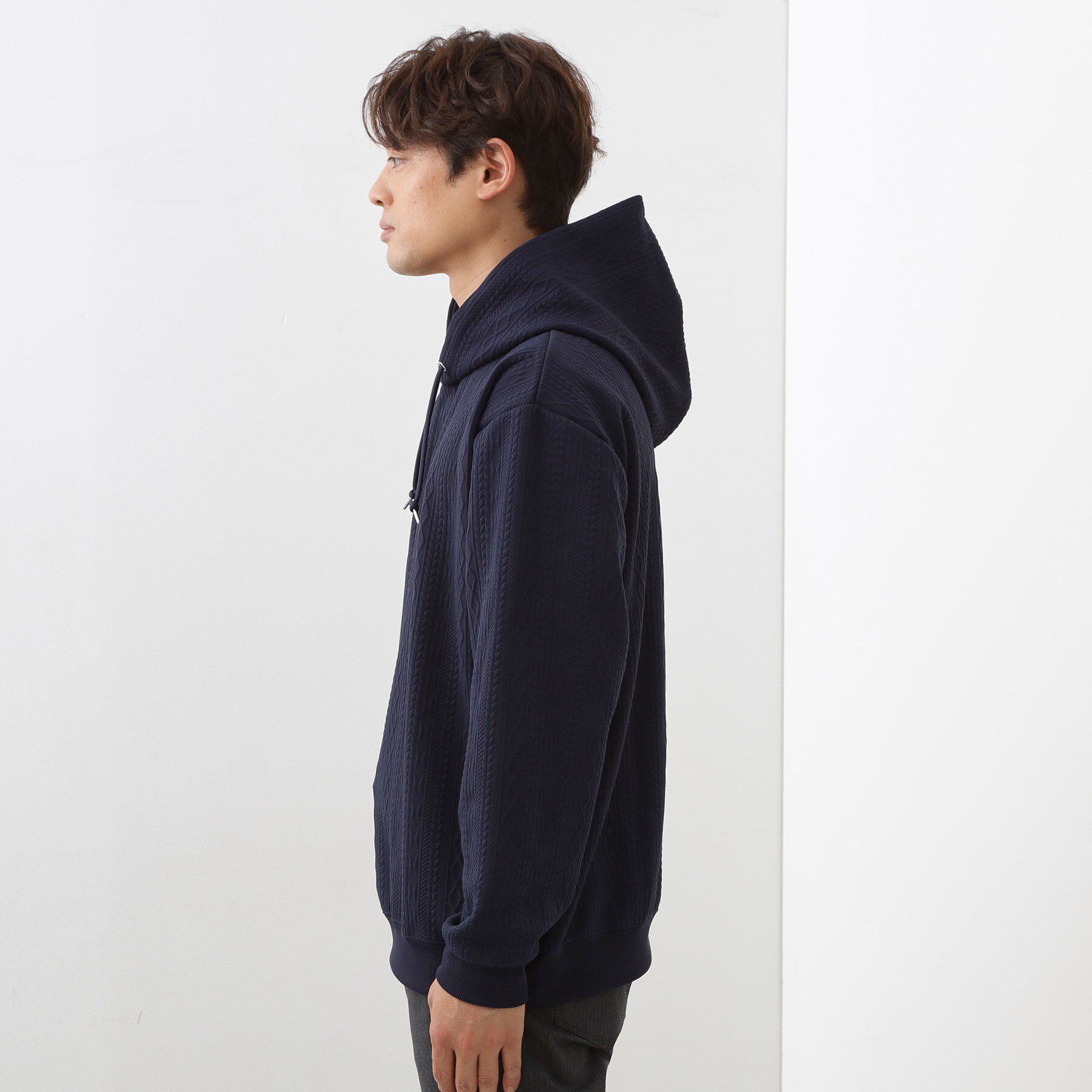 THE SHOP TK「フクレキルトパーカ 【洗濯機OK】」|パーカー|