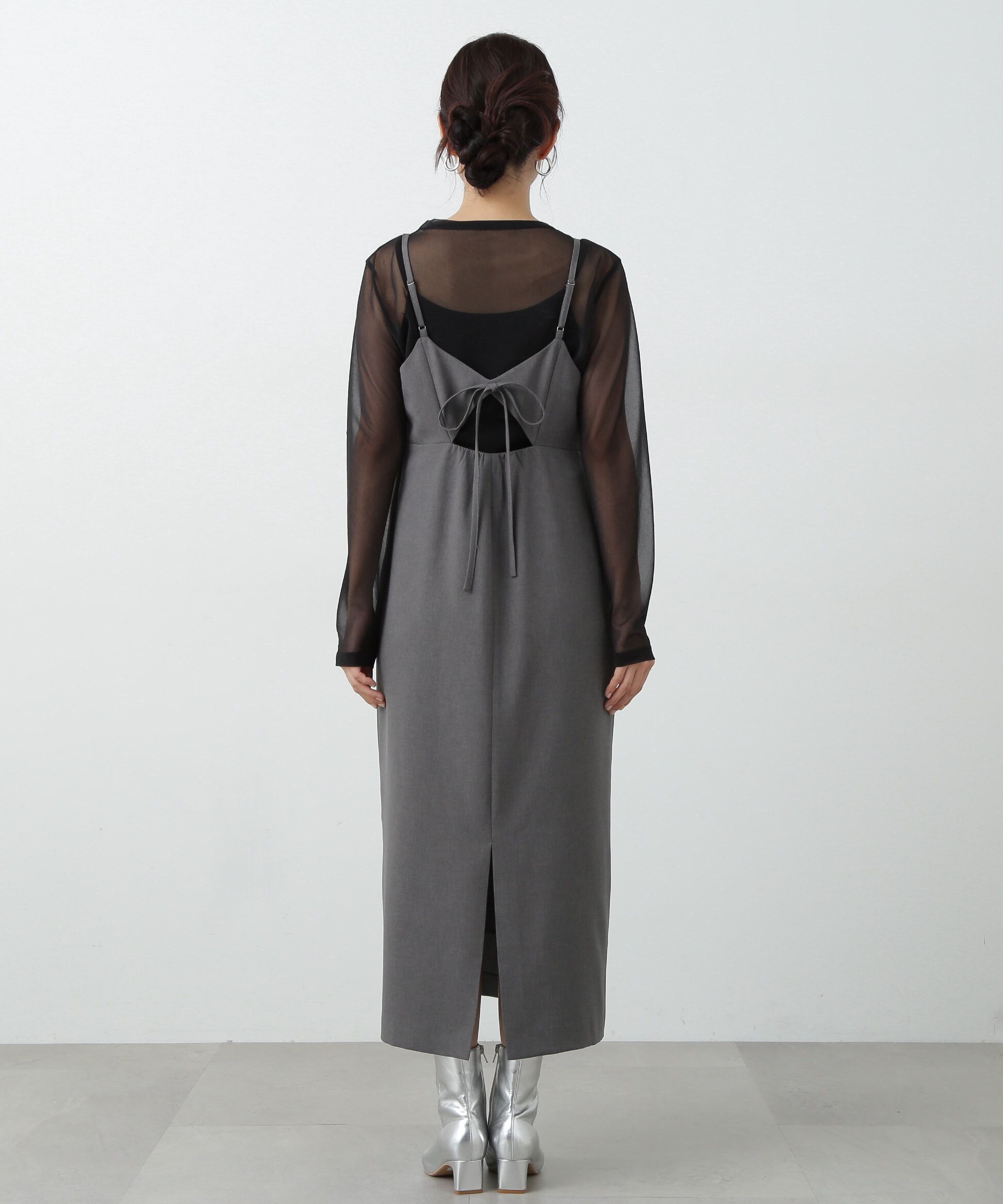  「バックリボンキャミワンピース」|ワンピース|