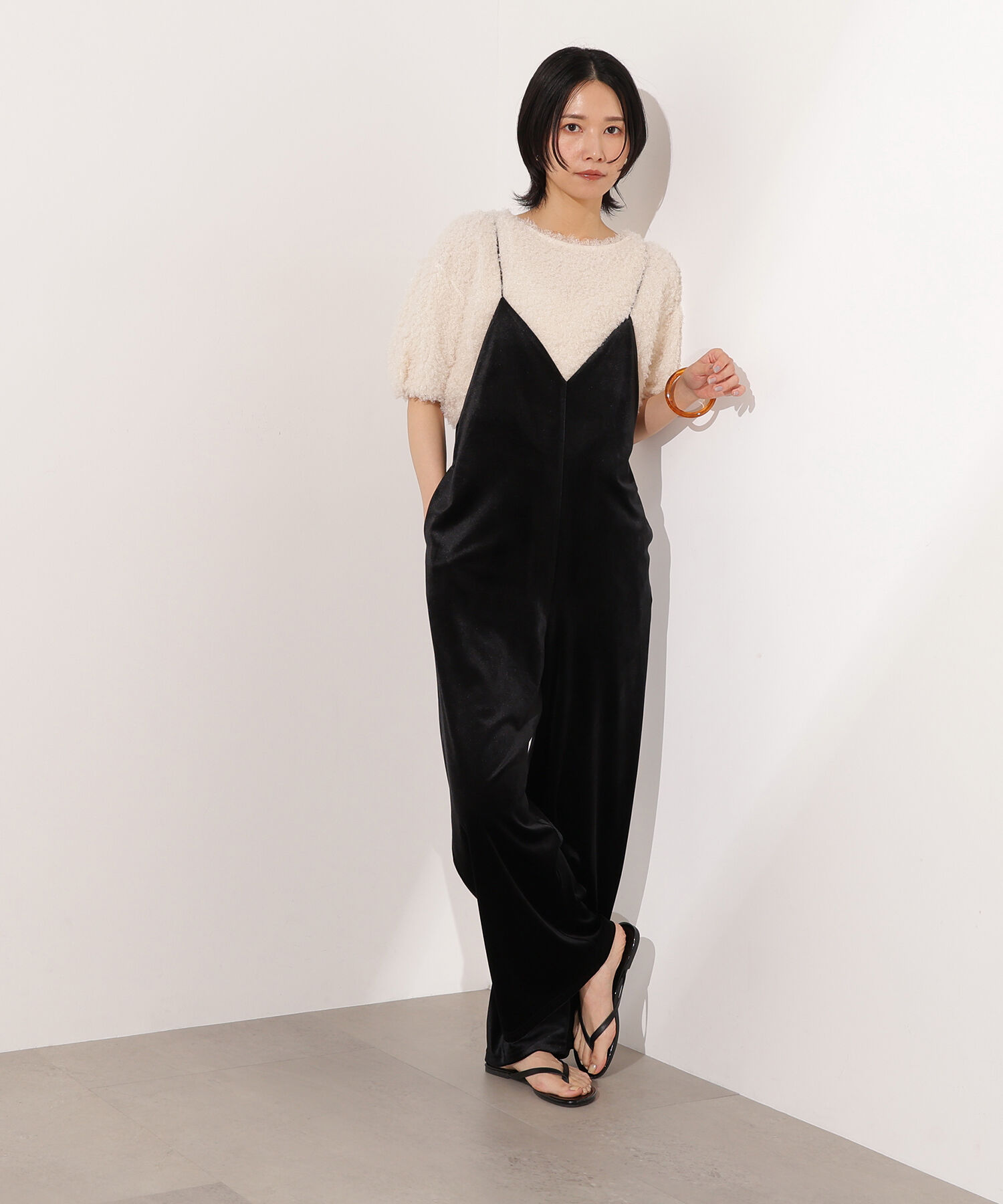  「カーリーフォルムトップス」|Tシャツ・カットソー|