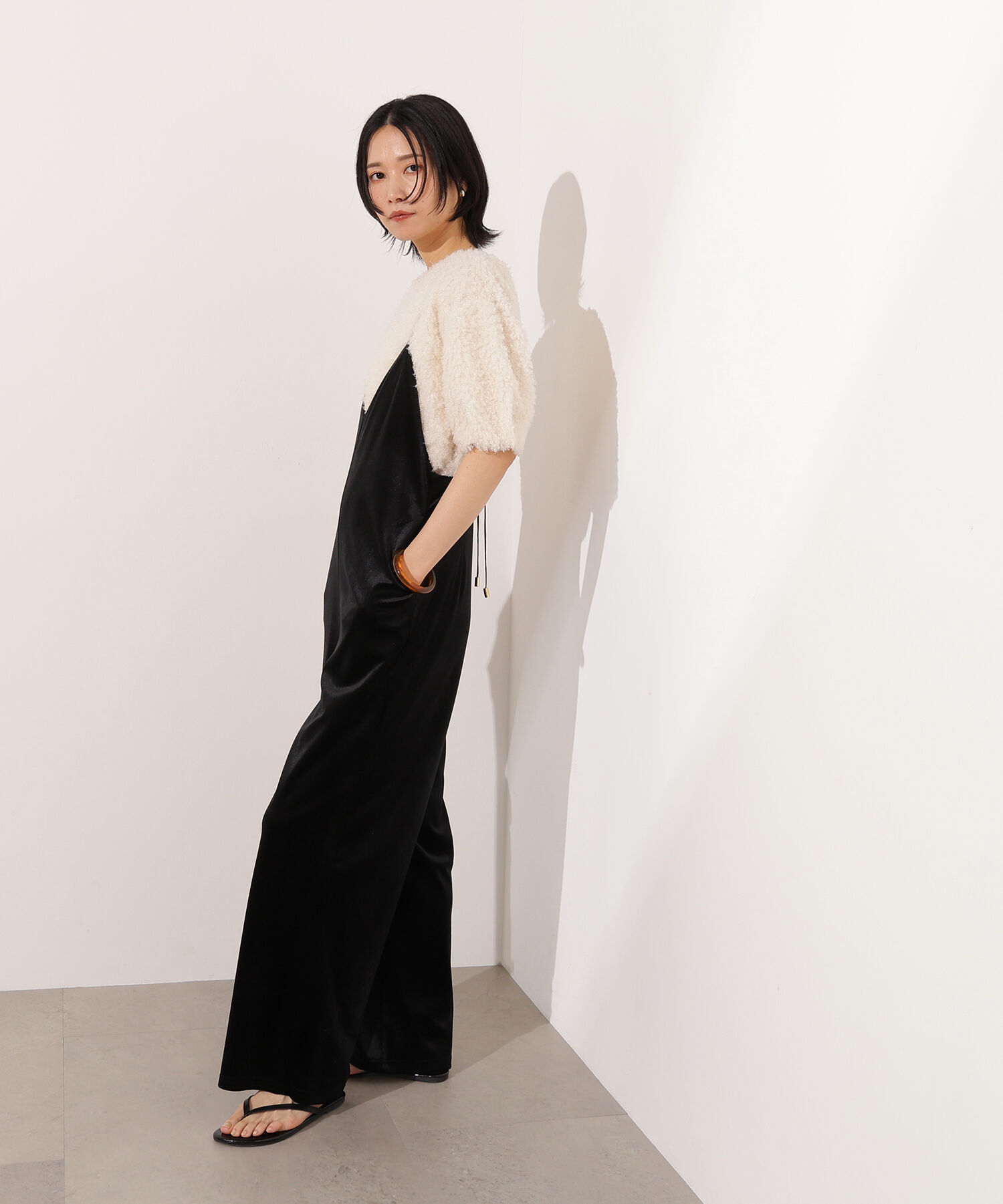  「カーリーフォルムトップス」|Tシャツ・カットソー|