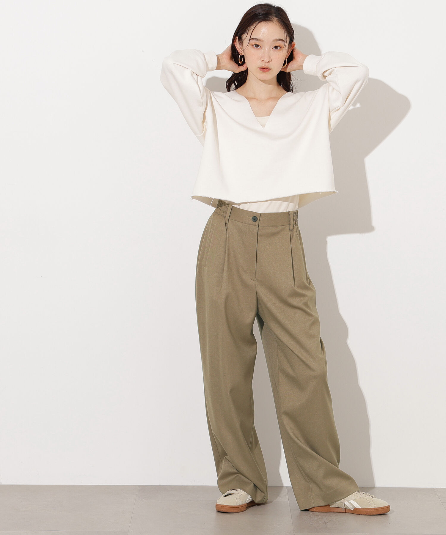  「リラックスタックワイドパンツ」|その他|