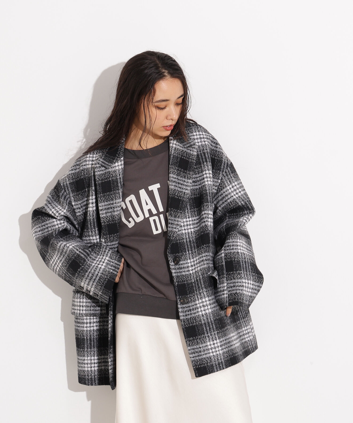  「オーバージャケットコート」|ブルゾン・スタジャン|