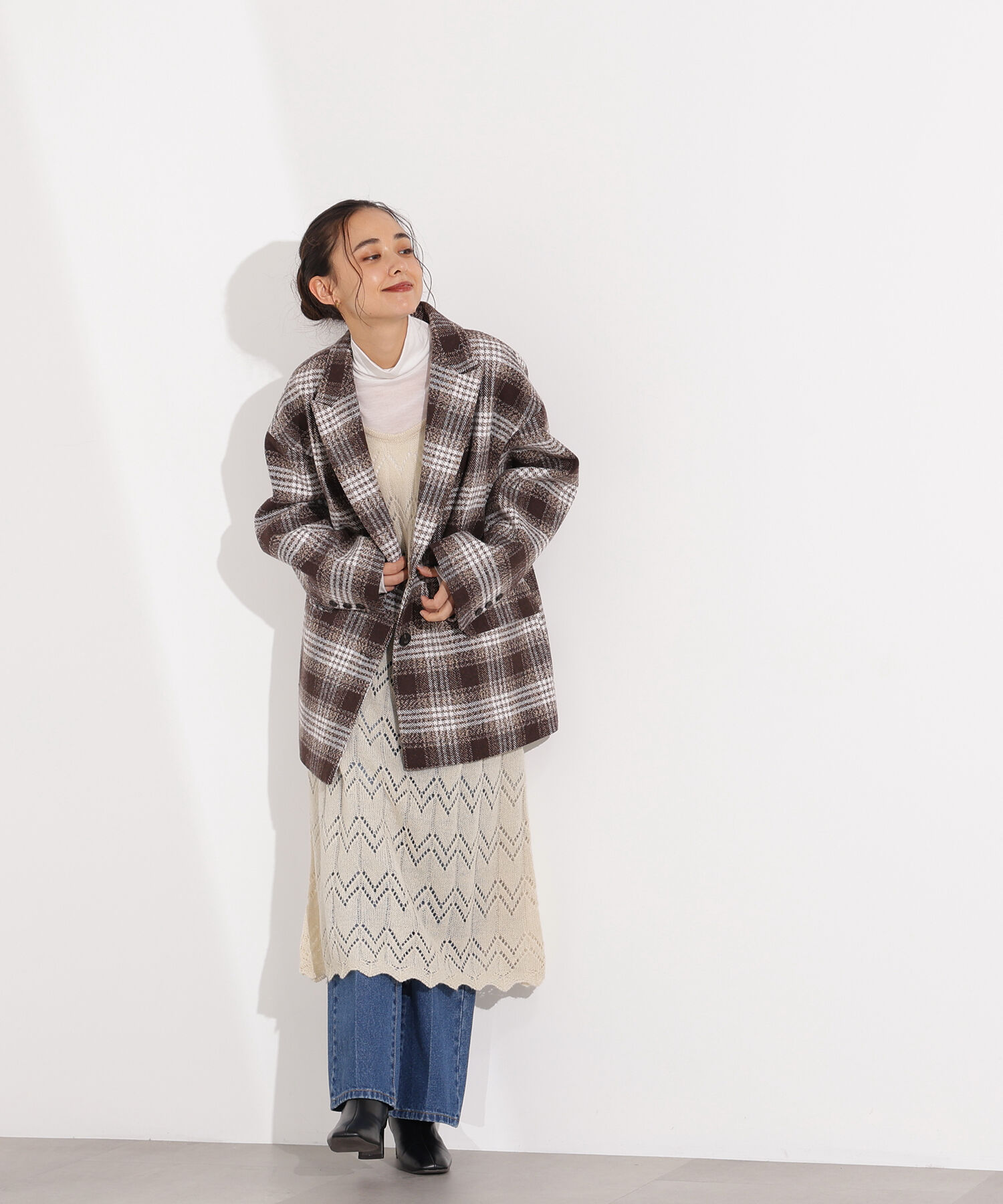  「オーバージャケットコート」|ブルゾン・スタジャン|