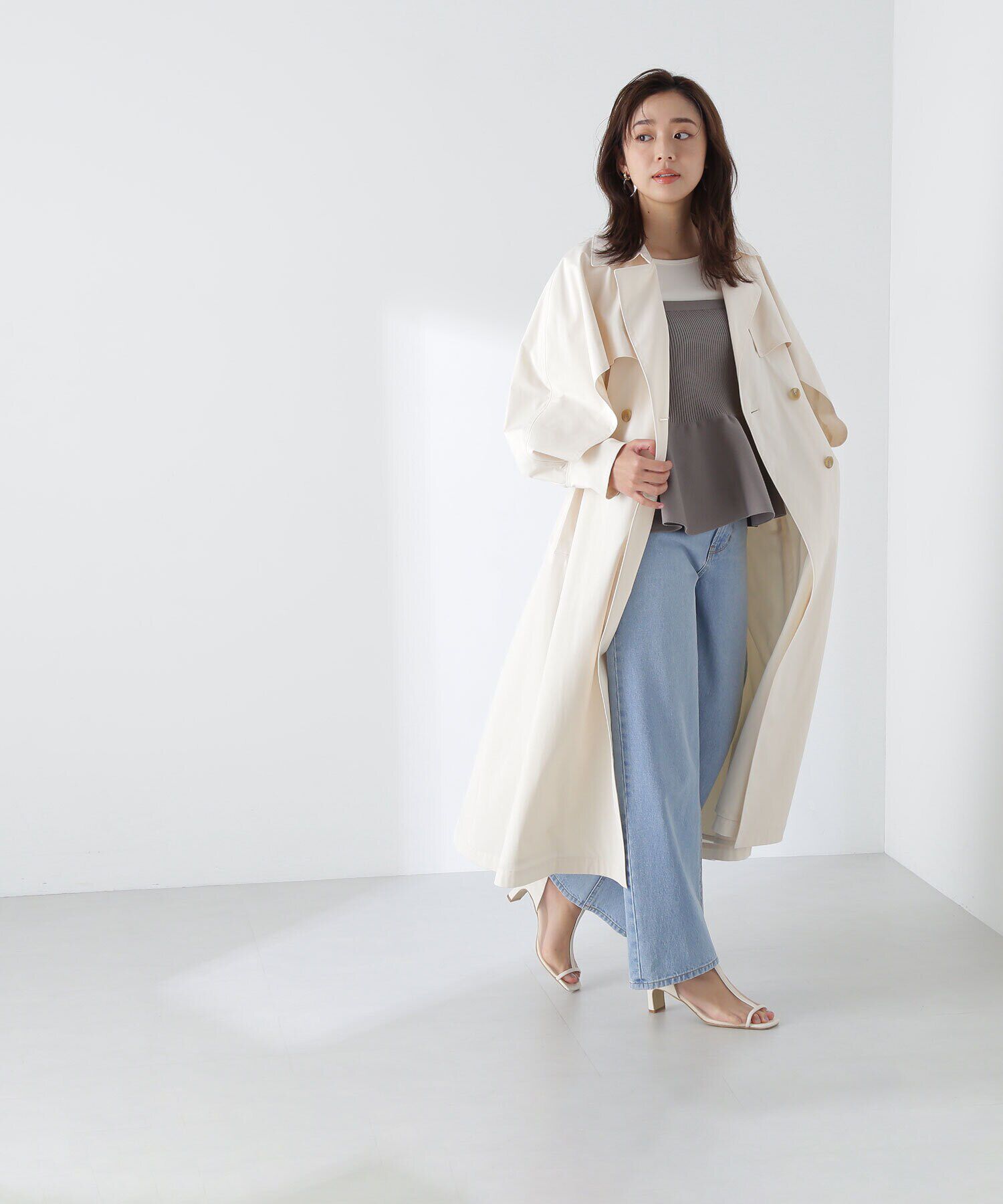  「レイヤースリーブトレンチコート」|その他|