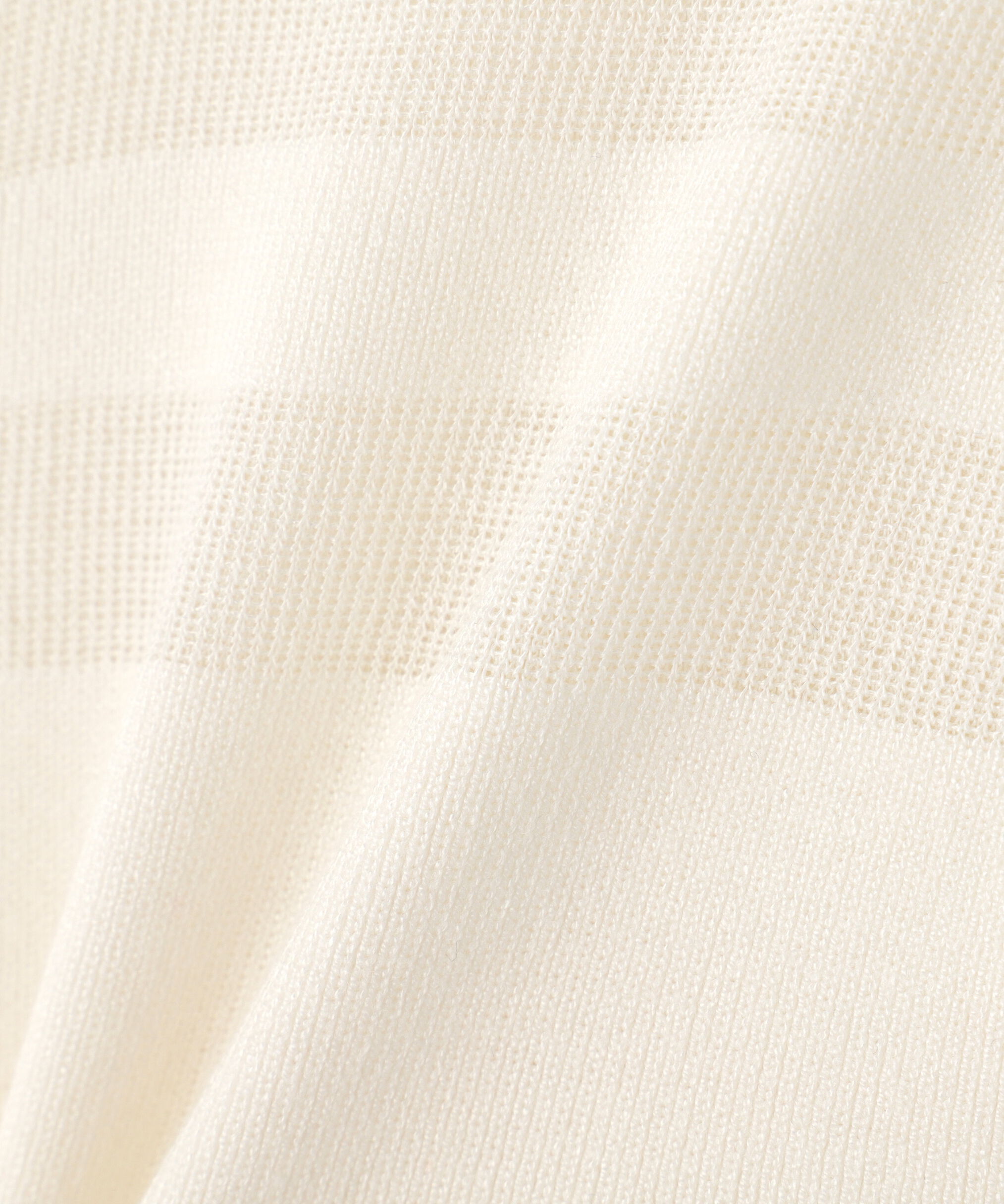  「シアー切替リブニット」|ニット・セーター|