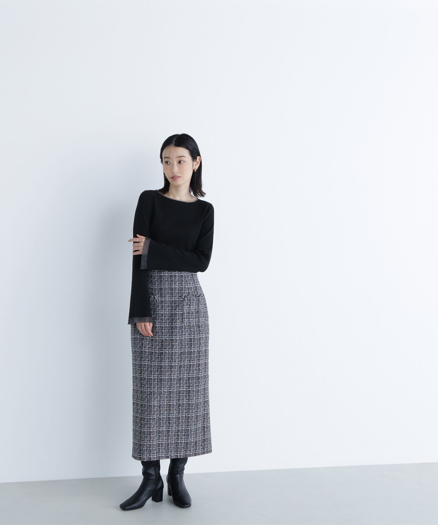  「ツイーディーナロースカート」|スカート|