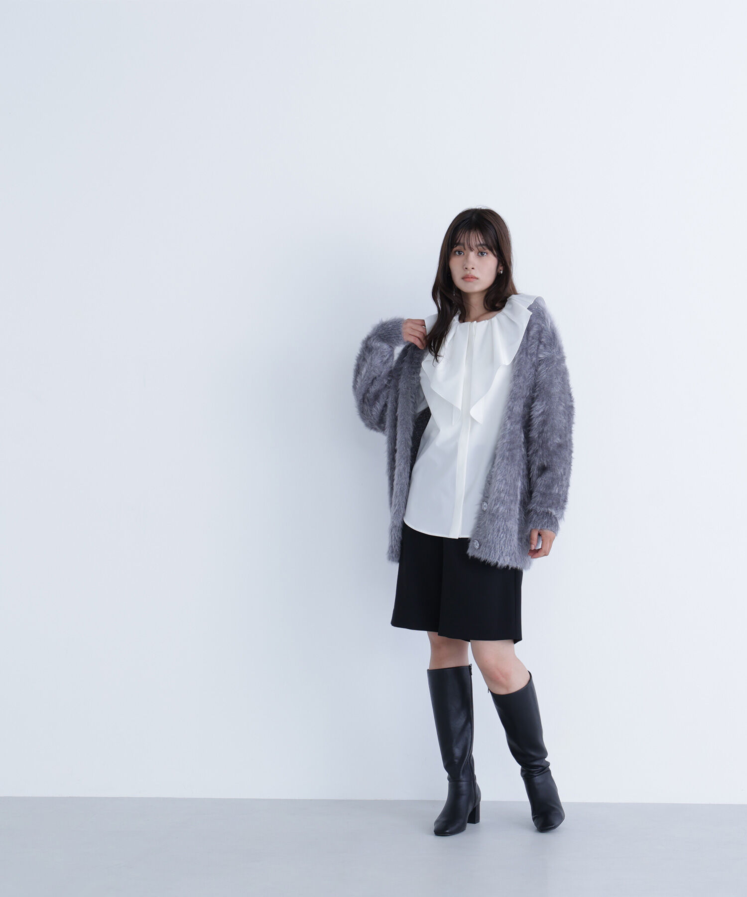  「デザインラッフルブラウス」|シャツ・ブラウス|